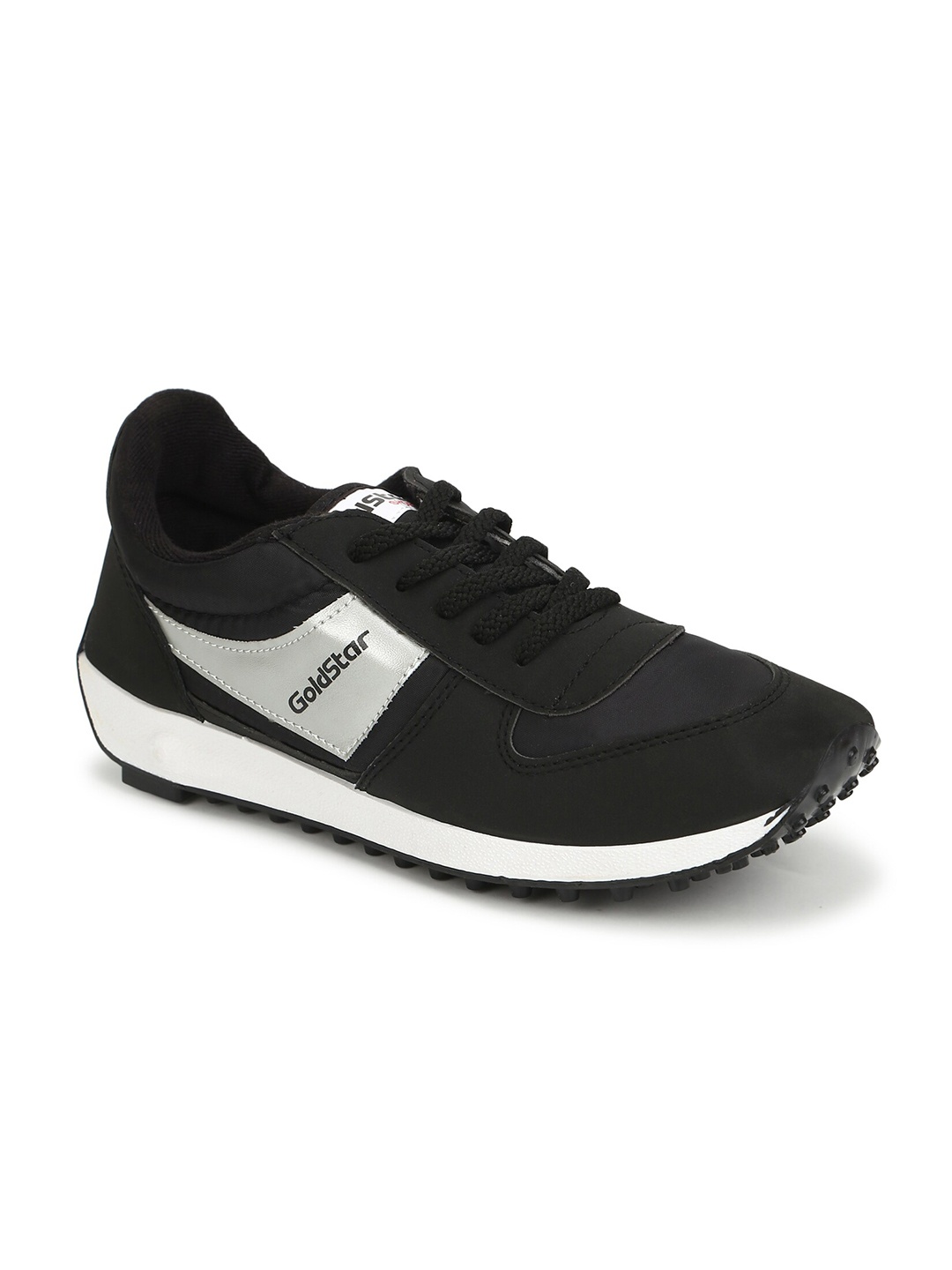 

Goldstar Men Mesh Lace-Ups Walking Shoes, Black