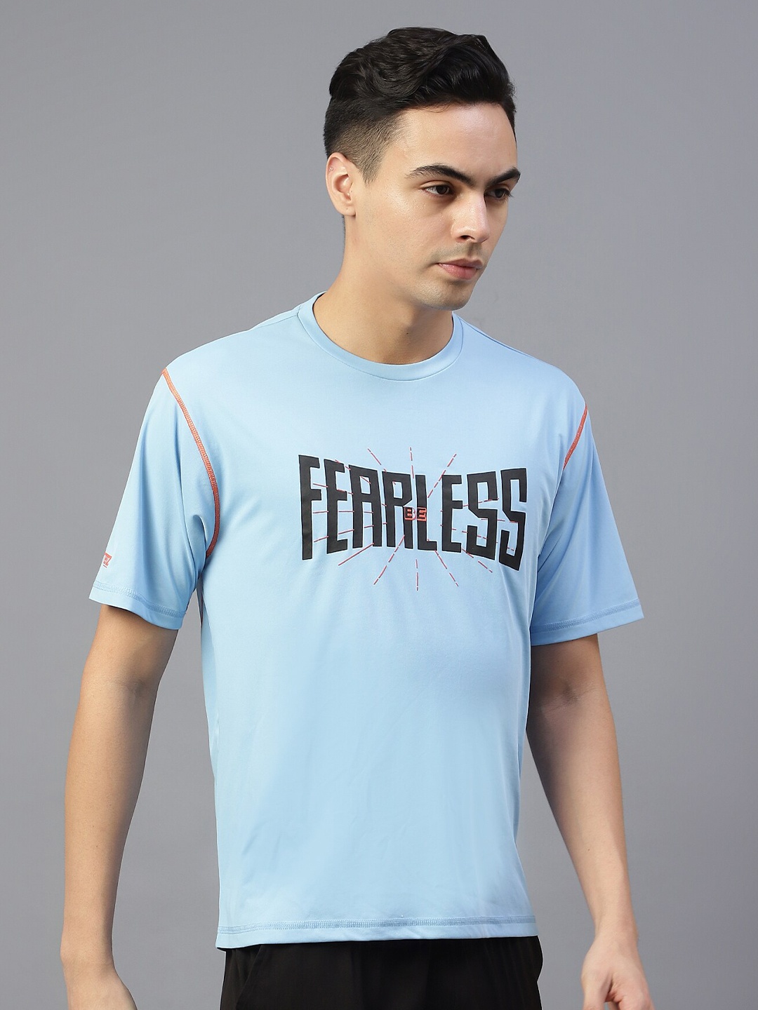 

Trenz Typography Printed Sports T-shirt, Blue