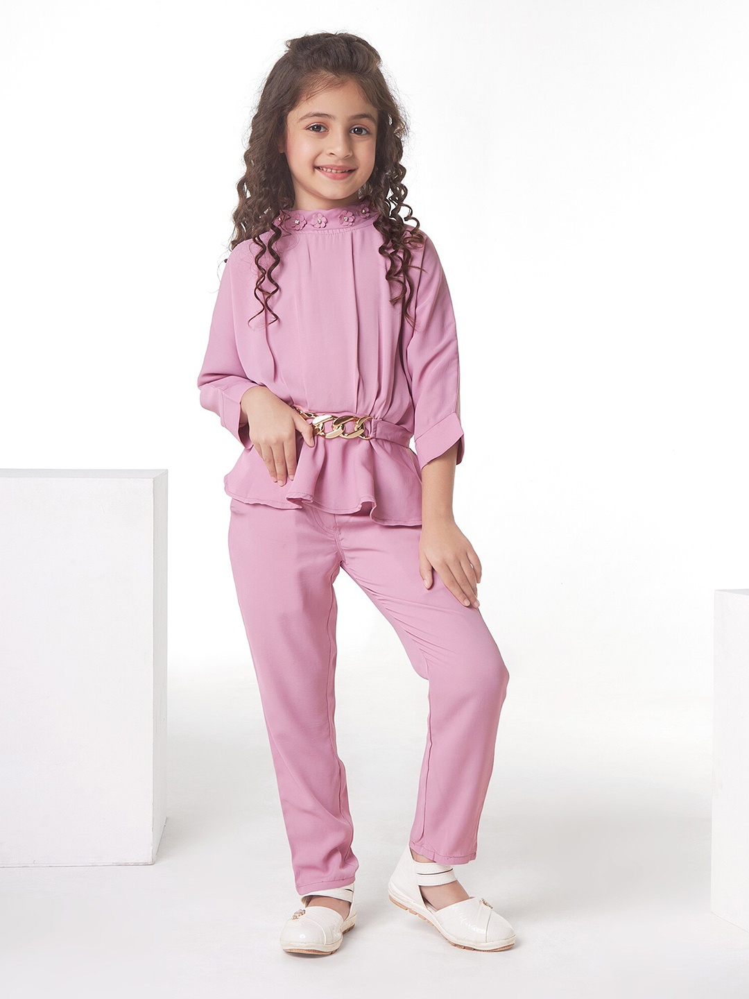

Ministitch Crepe Maxi Dress, Pink