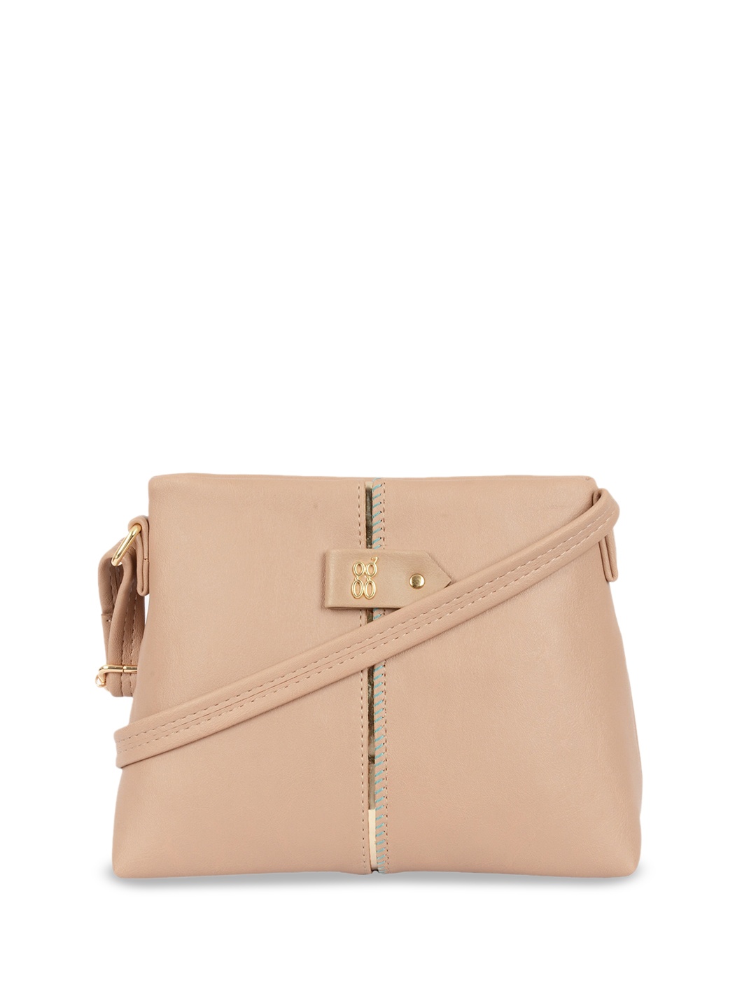 

Baggit Structured Sling Bag, Beige