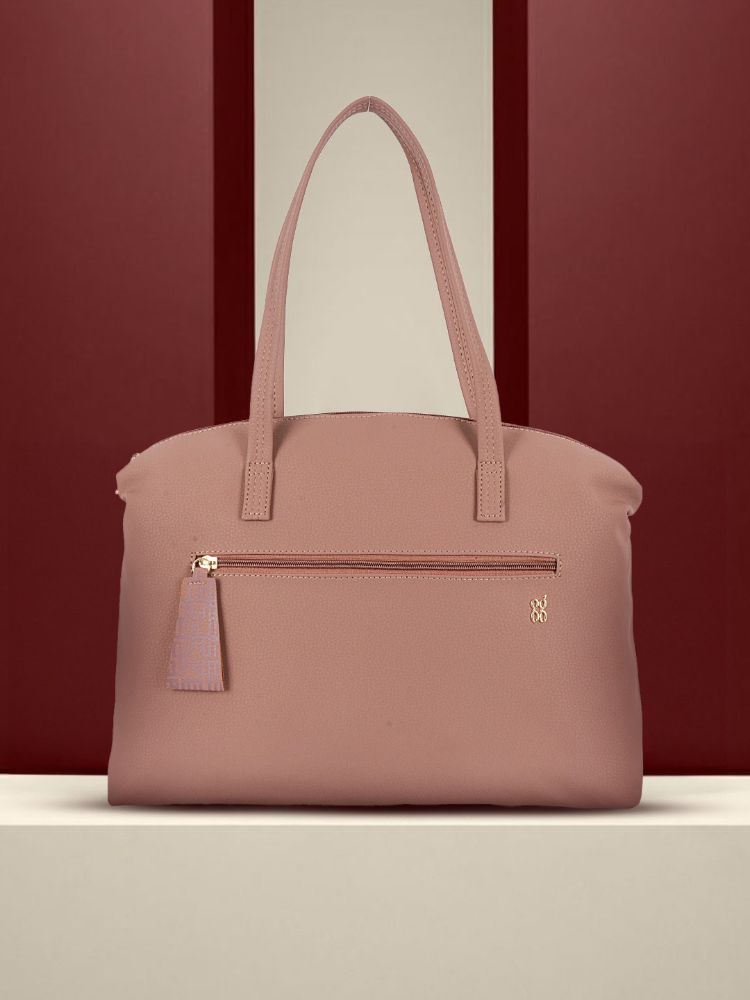 

Baggit Structured Shoulder Bag, Mauve