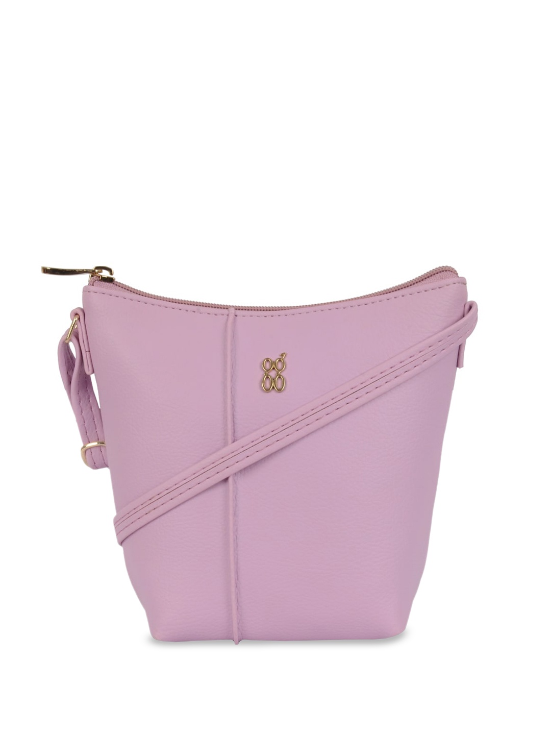 

Baggit Zip Detail PU Structured Handheld Bag Bag, Pink