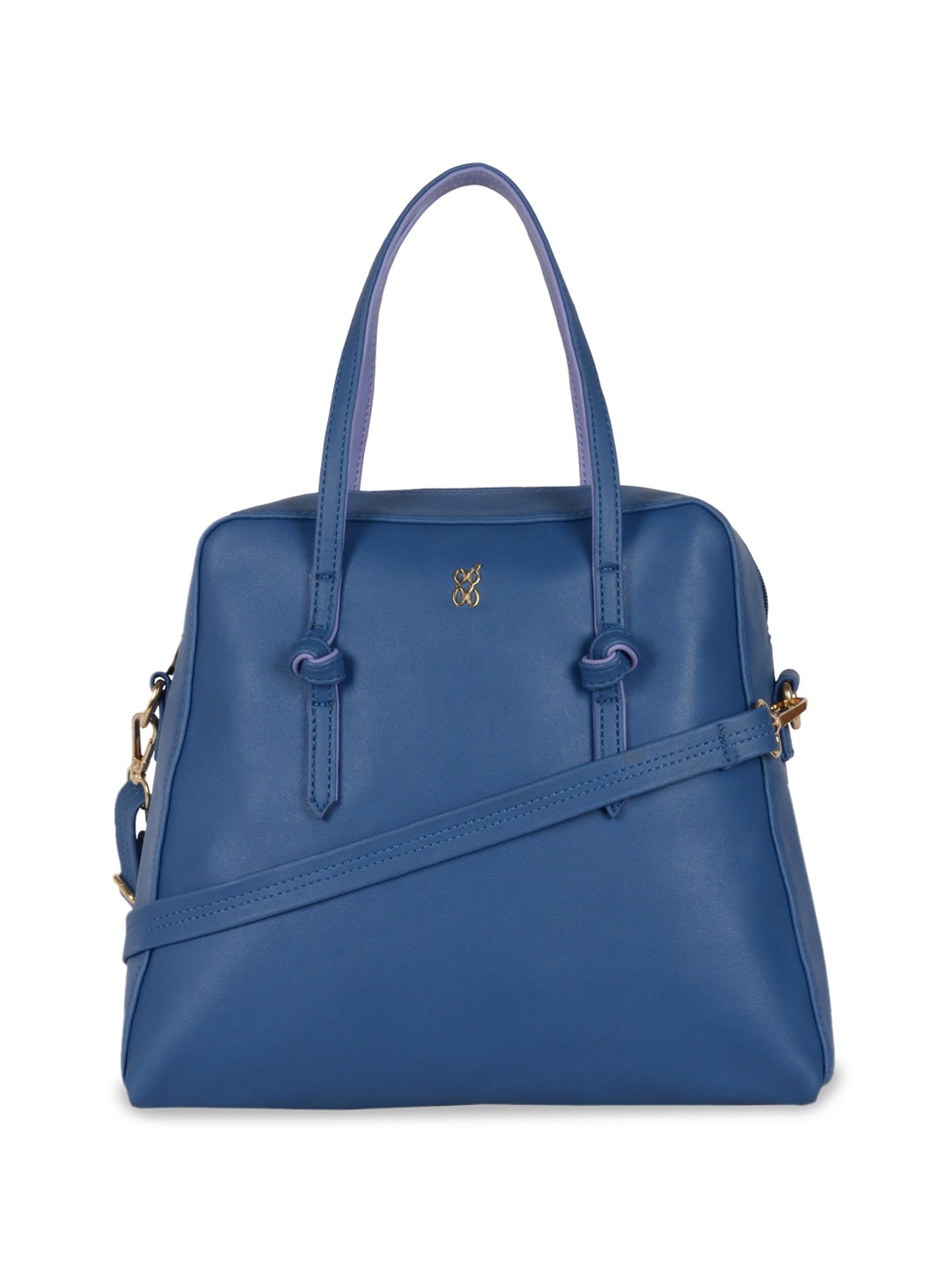 

Baggit Zip Detail PU Structured Shoulder Bag, Blue