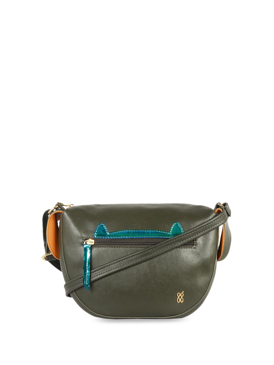 

Baggit Structured Sling Bag, Grey