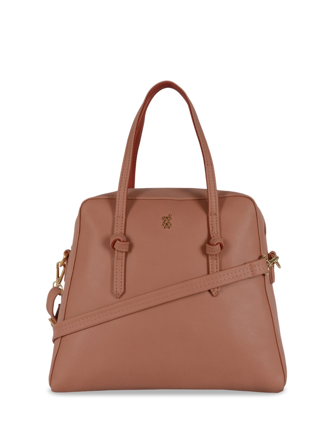 

Baggit PU Structured Handheld Bag, Rose