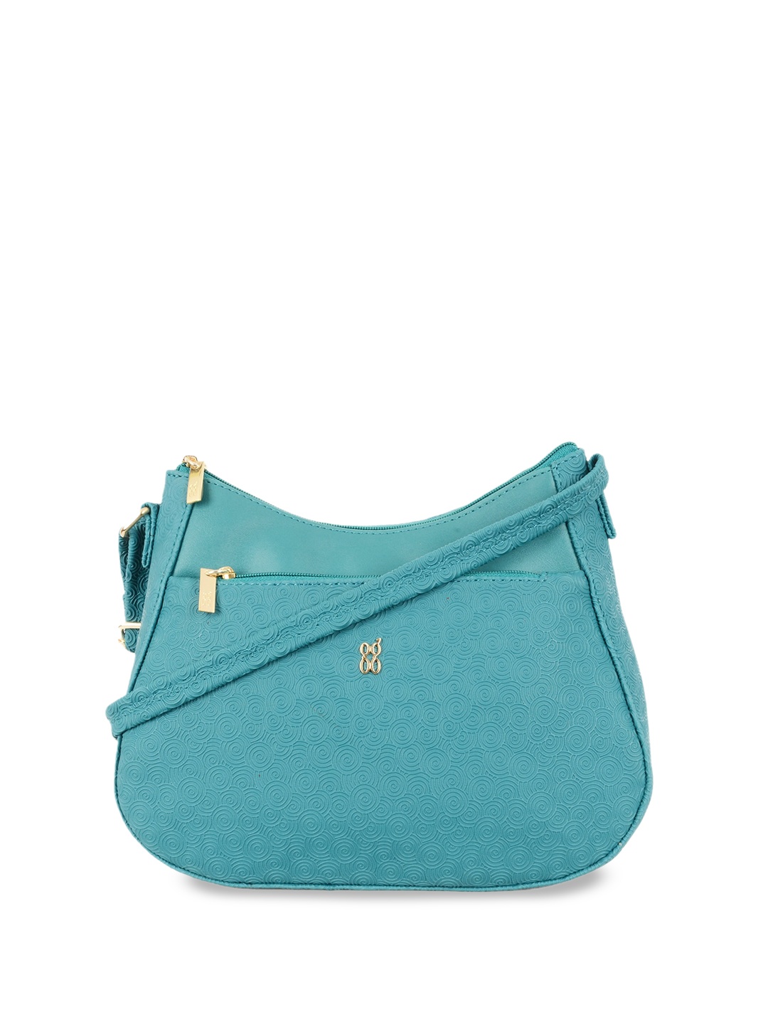 

Baggit Structured Sling Bag, Teal