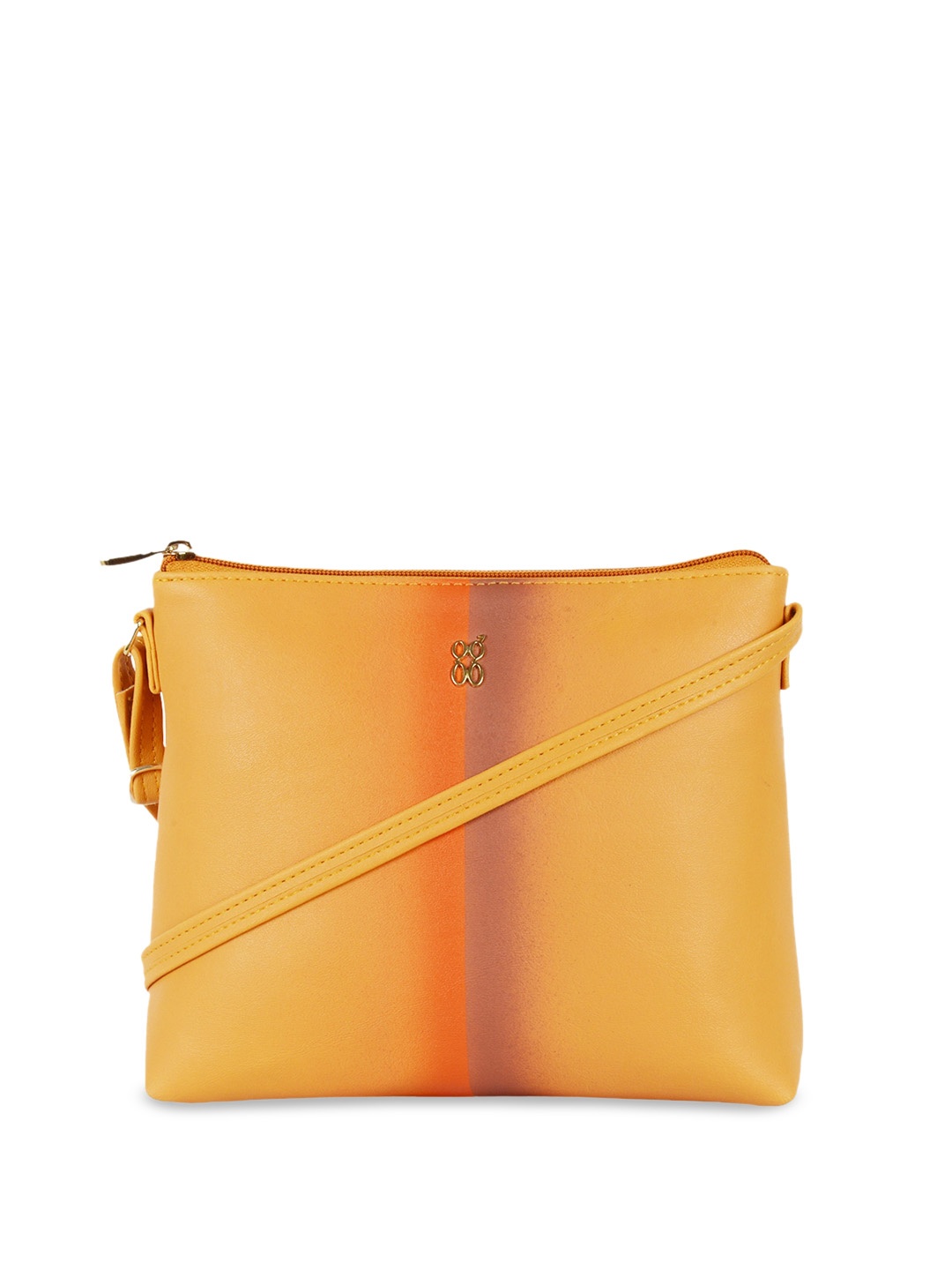 

Baggit Structured Sling Bag, Yellow