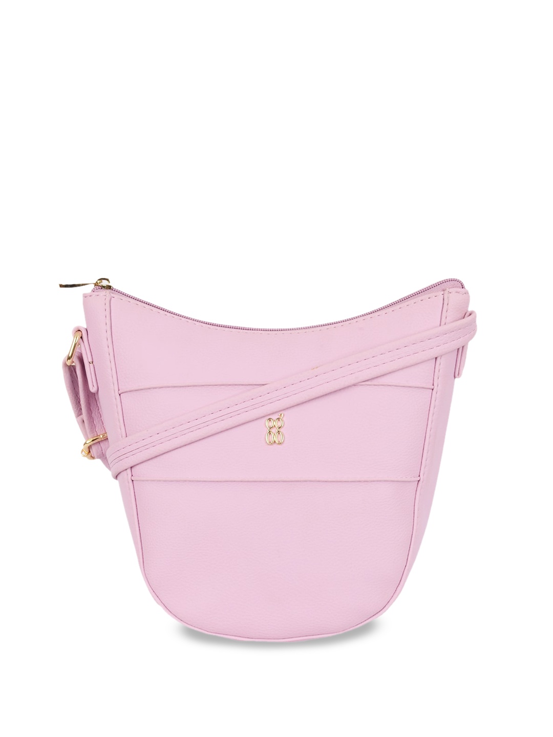 

Baggit Structured Sling Bag, Pink