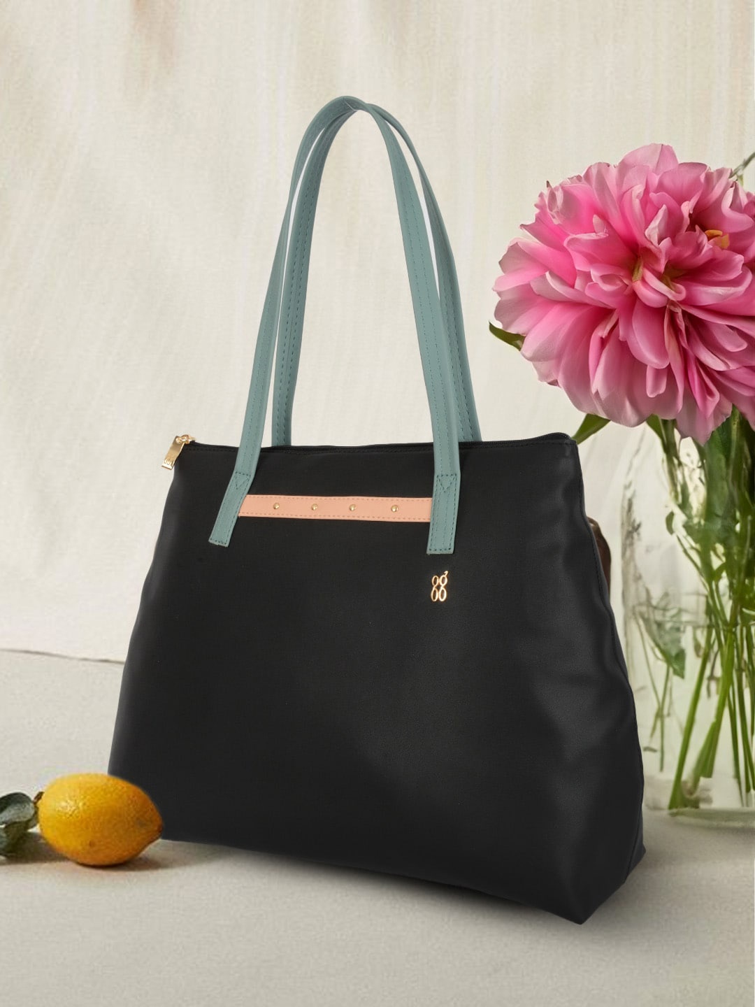 

Baggit Oversized Structured Shoulder Bag, Black