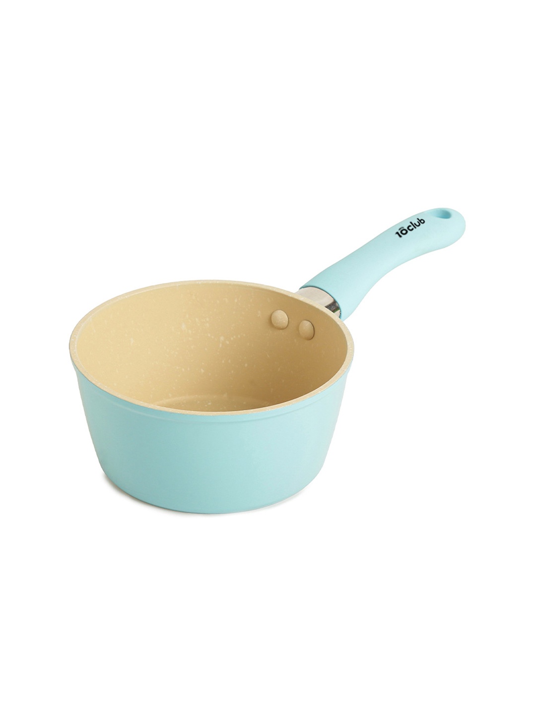 

10club Blue & Yellow Aluminum Non Stick Small Sauce Pan