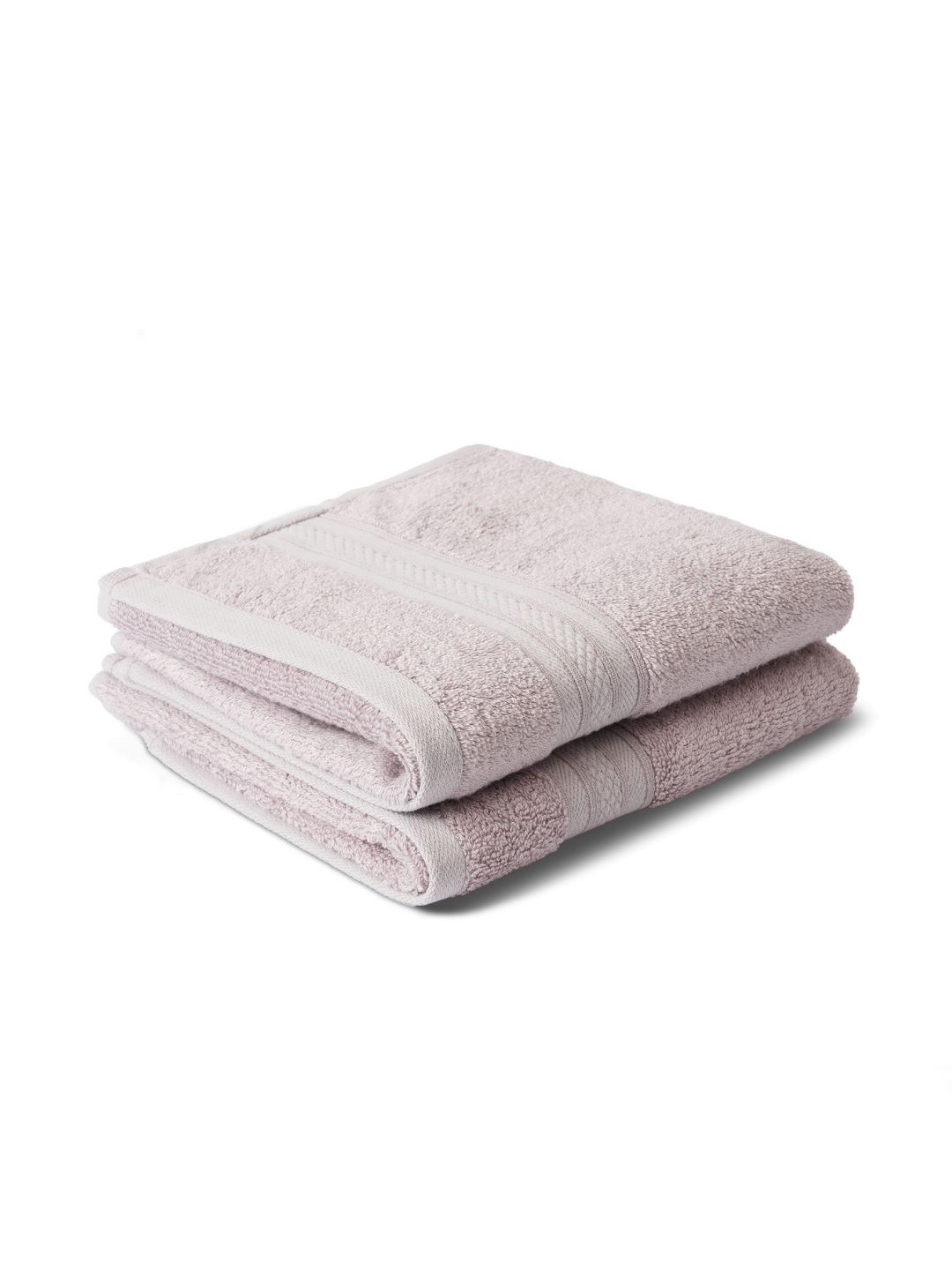 

10club Grey Melange 2 Pieces Bamboo 570 GSM Towel Set