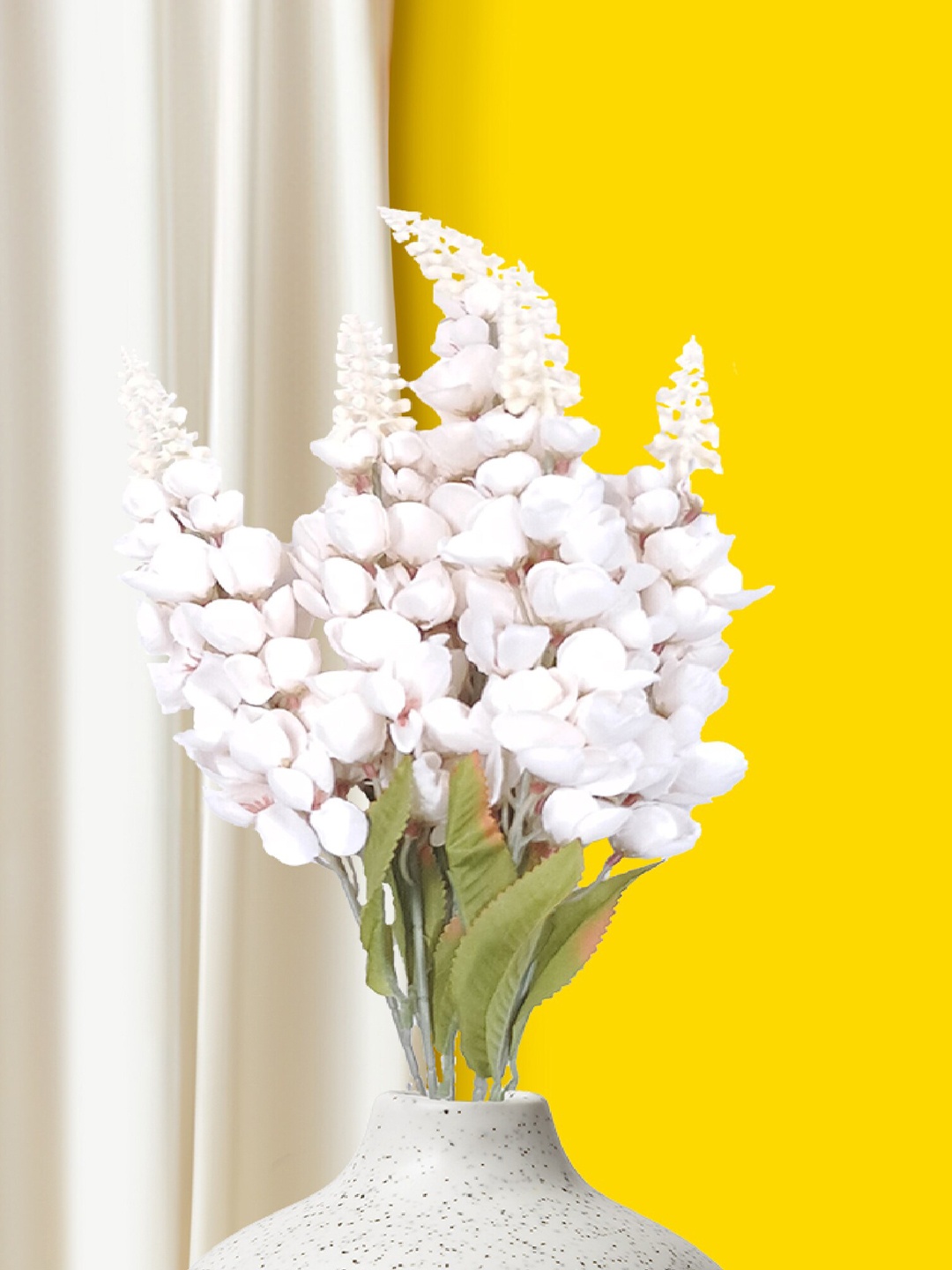 

10club Off White Artificial Orchid Flowers