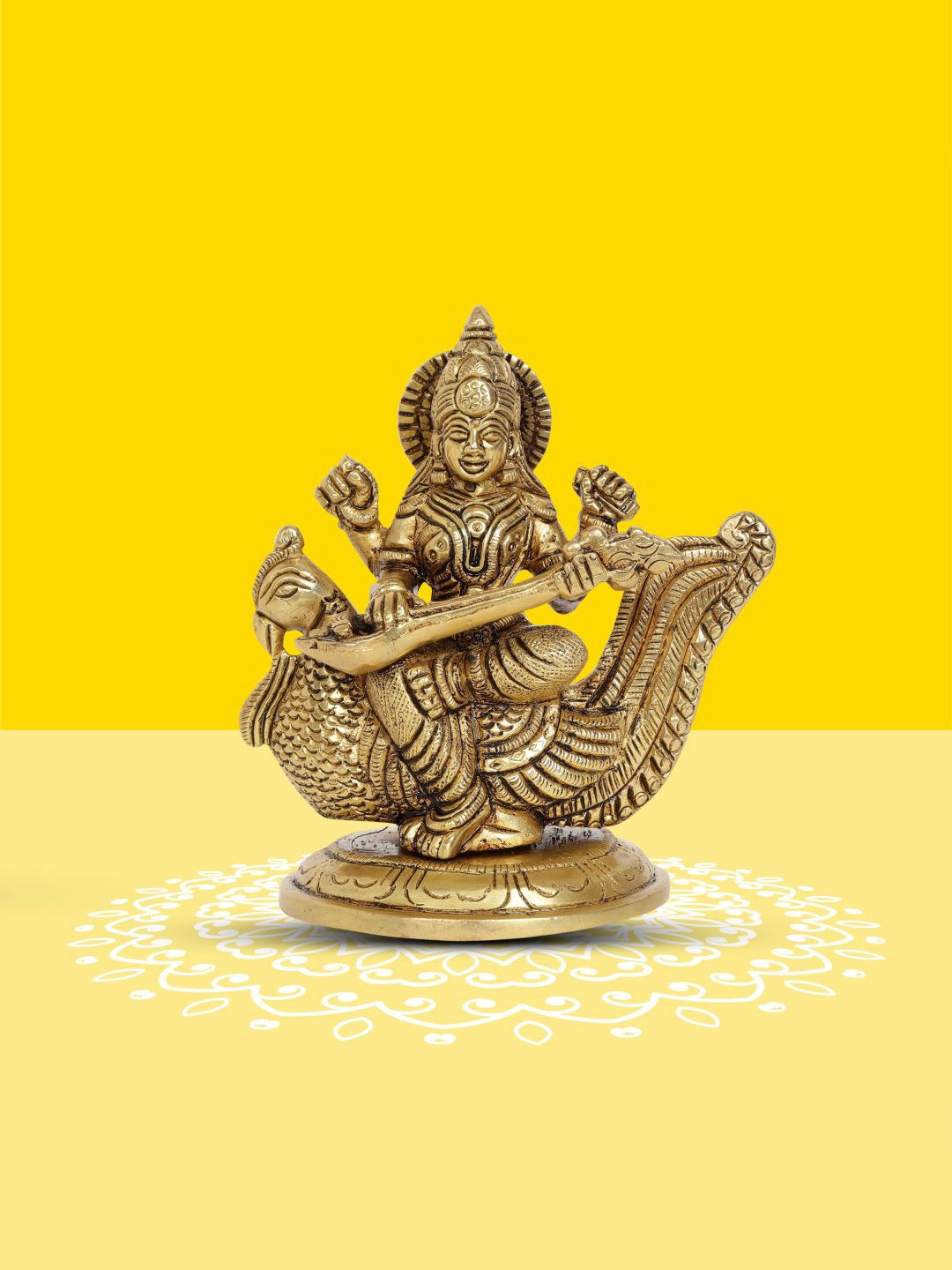

10club Saraswati Idol Showpiece, Gold