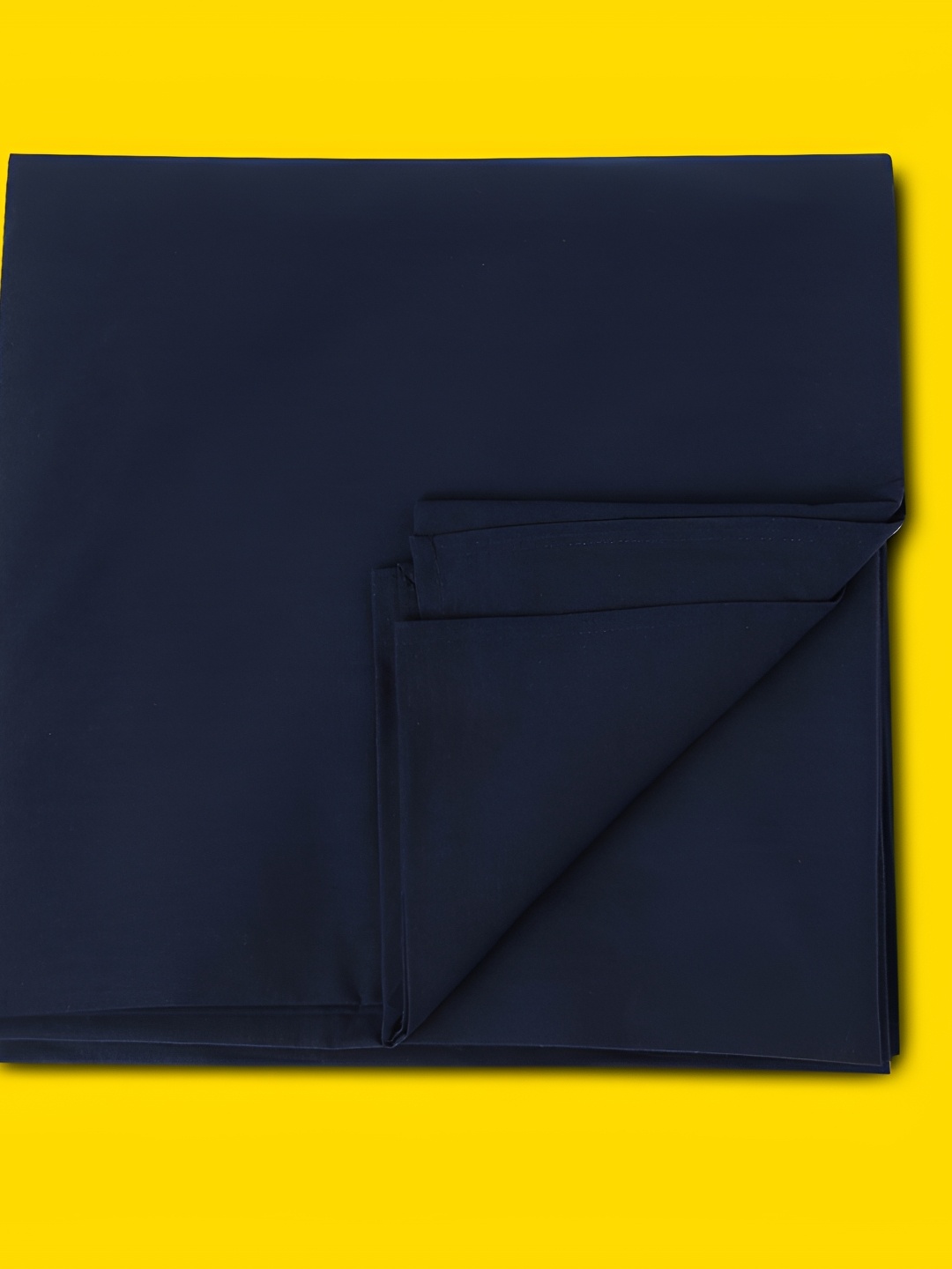 

10club Navy Blue 250 TC Cotton Single Bedsheet