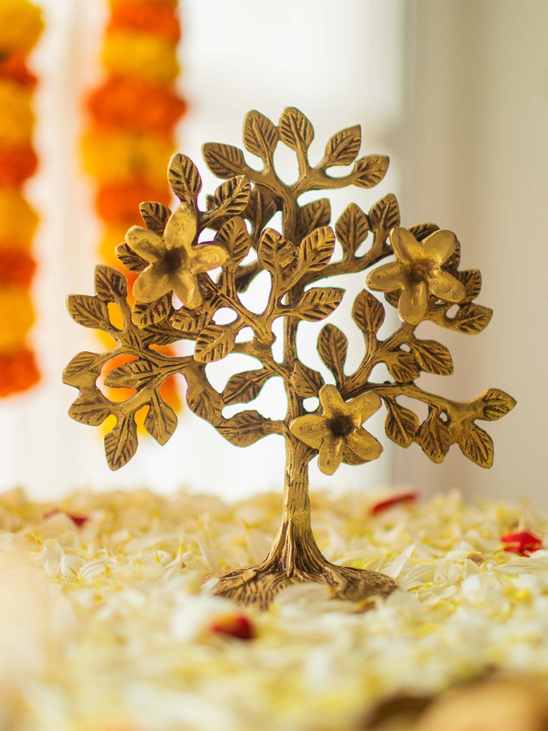 

10club Golden Tree Of Life Showpiece, Gold