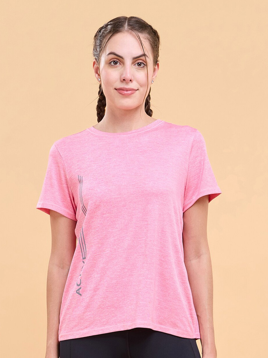 

Enamor Reflective Dri-FIT Sports T-shirt, Pink