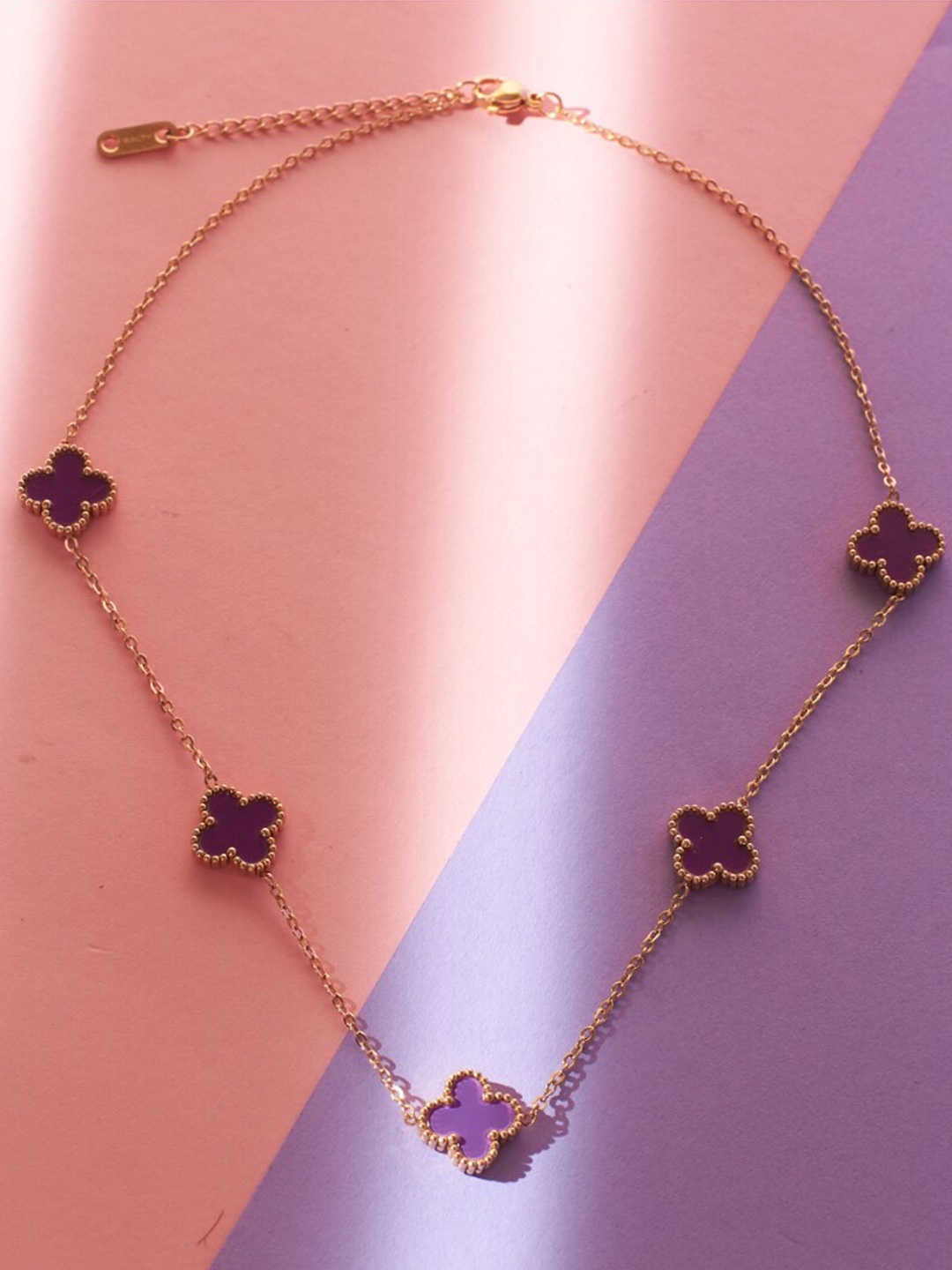 

SALTY Dreamy Clover Necklace, Gold