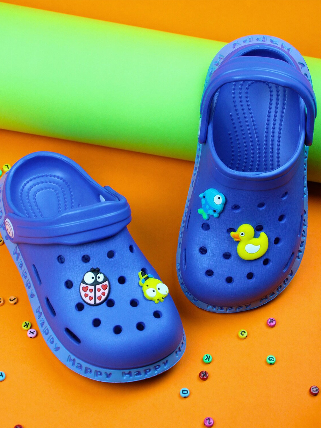 

BAESD Kids Self Design Clogs, Blue