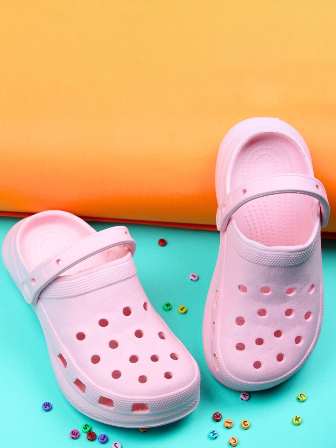 

BAESD Kids Self Design Clogs, Pink