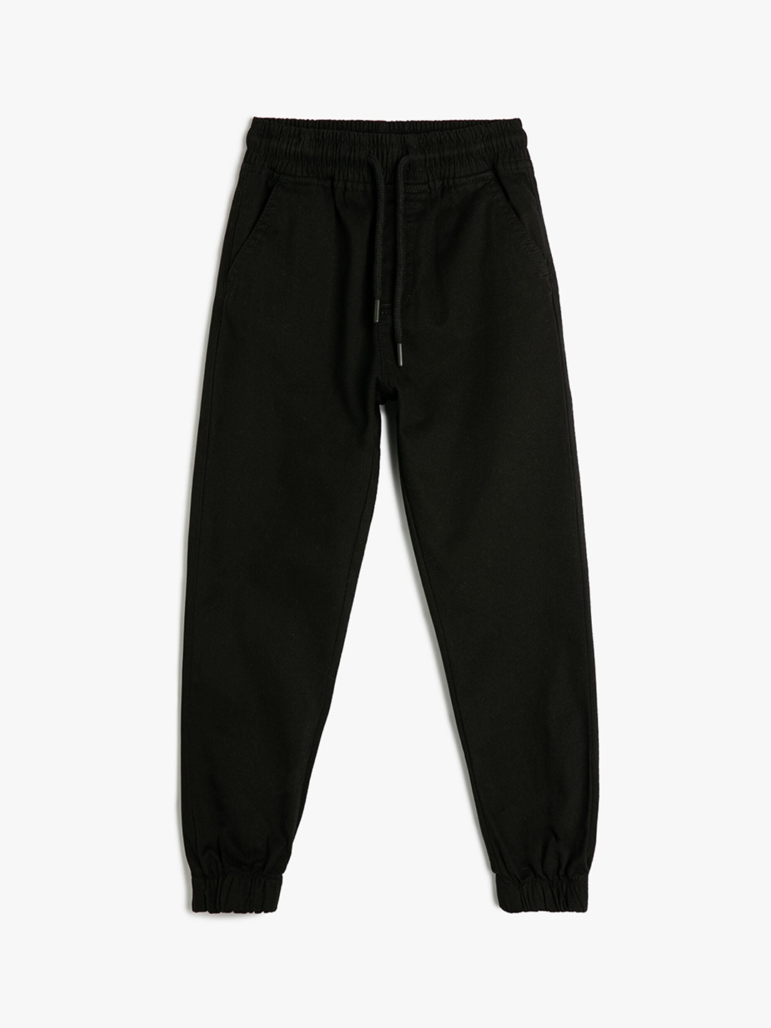 

Koton Boys Mid-Rise Pure Cotton Joggers, Black