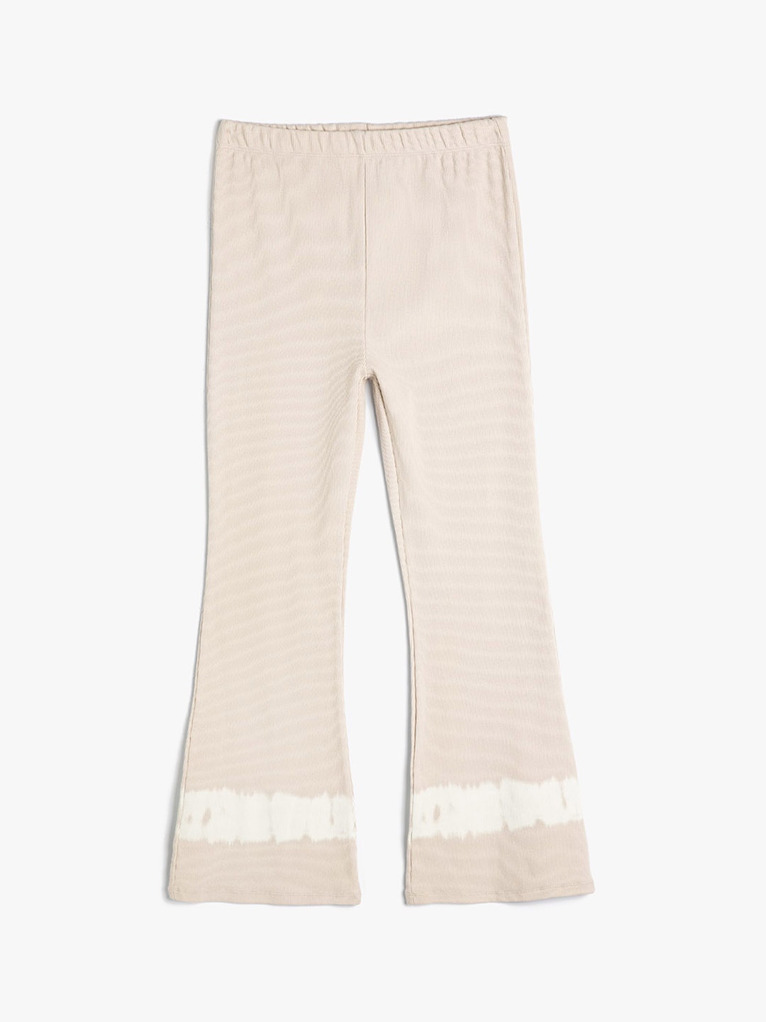 

Koton Girls Flared Bootcut Trousers, Beige