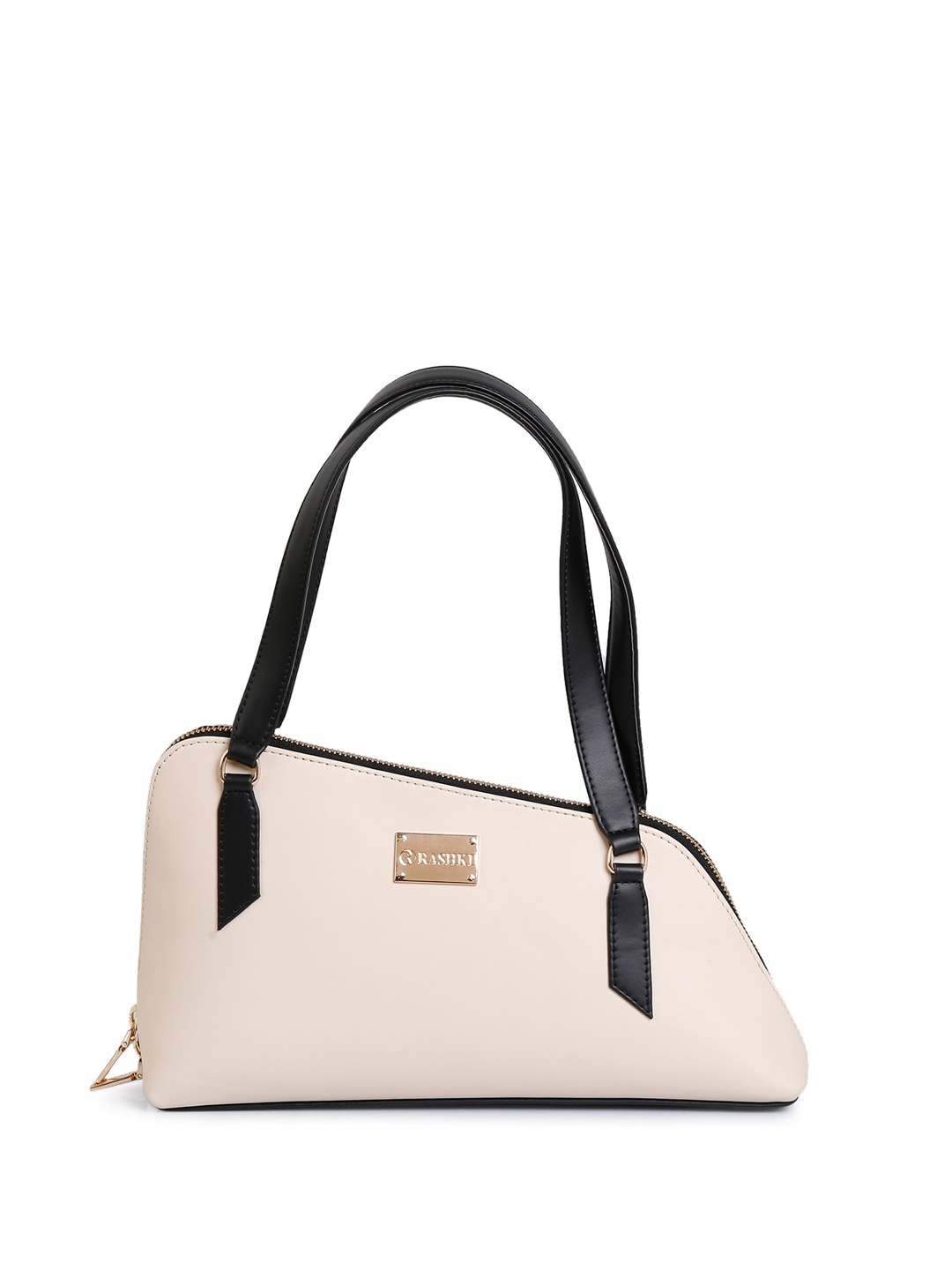 

RASHKI Structured Handheld Bag, White