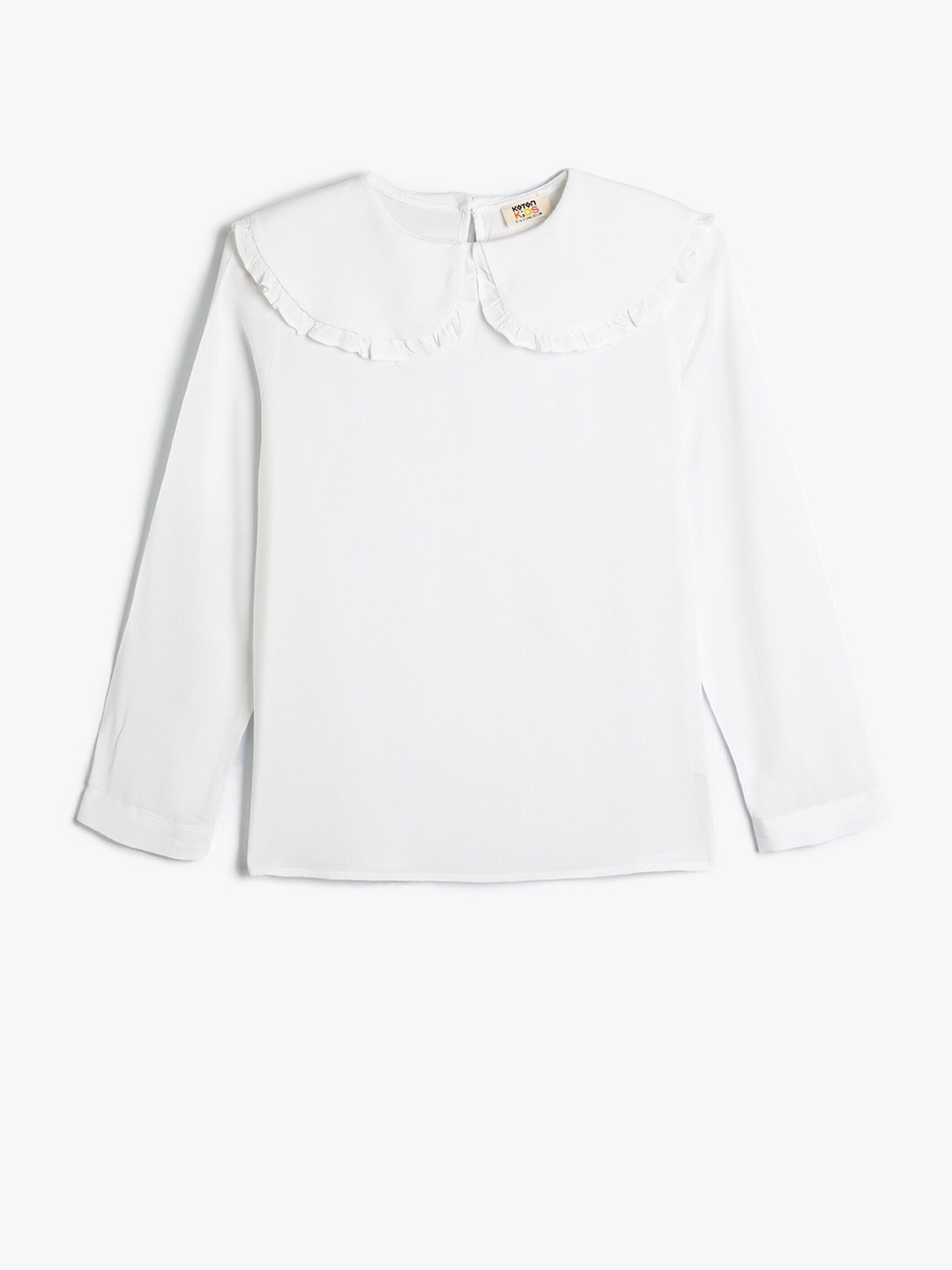 

Koton Girls Peter Pan Collar Top, White