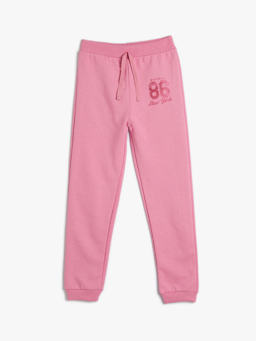 

Koton Girls Regular Fit Joggers, Pink