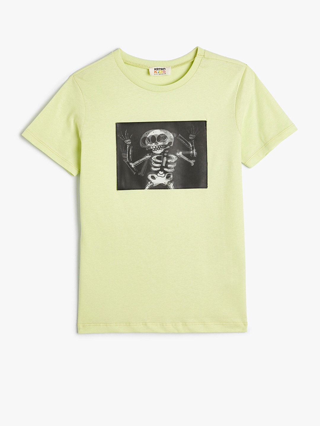 

Koton Boys Graphic Printed Pure Cotton T-shirt, Green