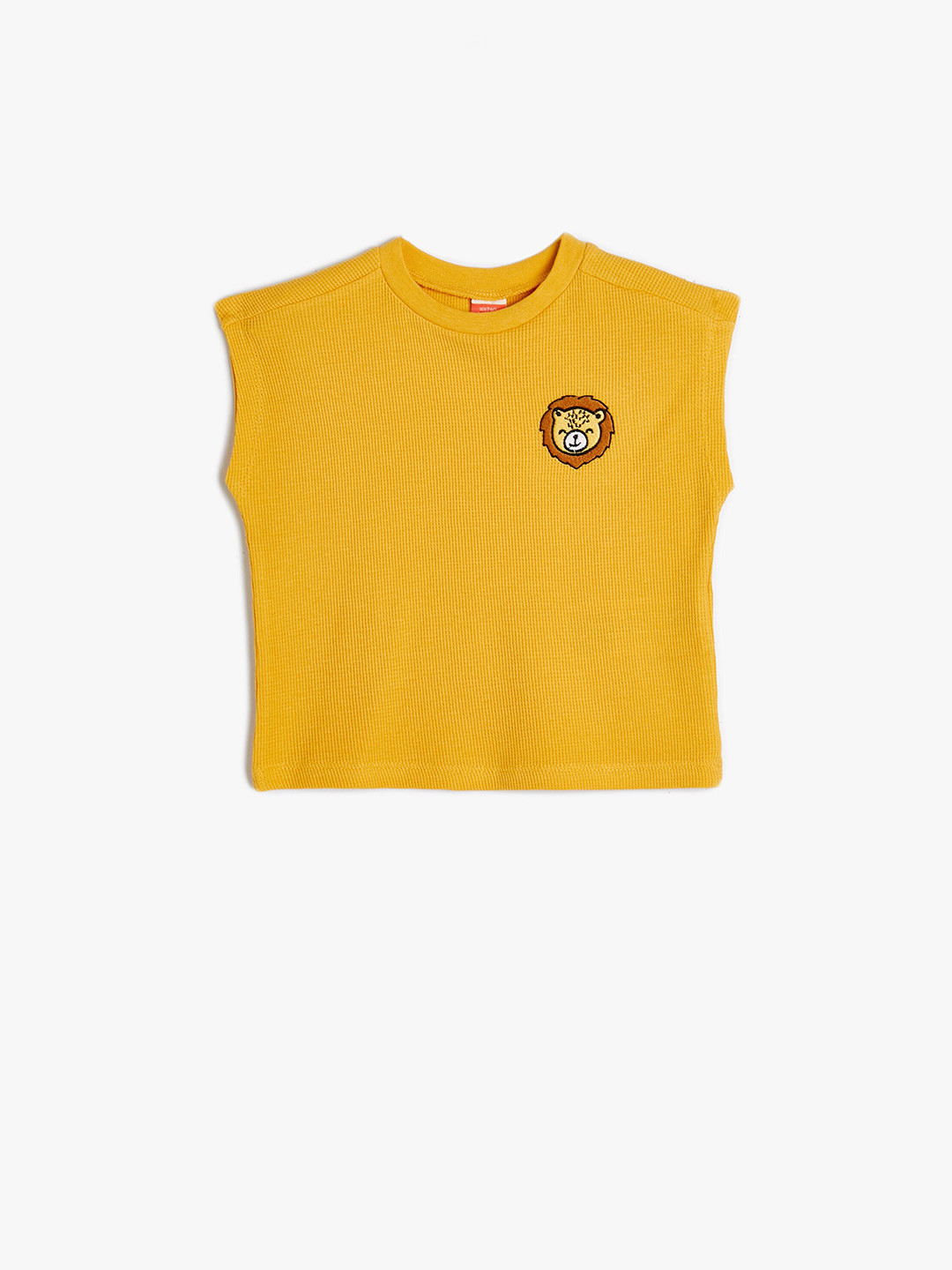 

Koton Boys Round Neck Pure Cotton T-shirt, Yellow