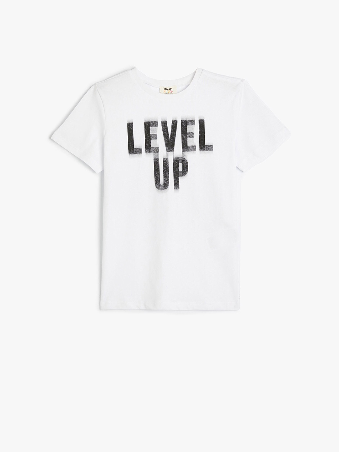 

Koton Boys Typography Printed Cotton Regular Fit T-shirt, White