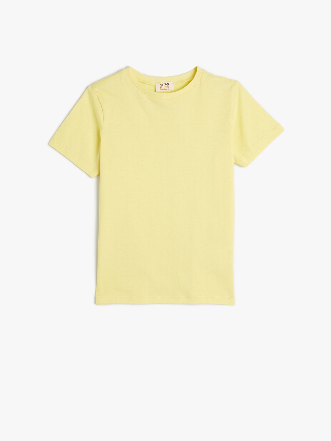 

Koton Boys Short Sleeves Pure Cotton T-shirt, Yellow