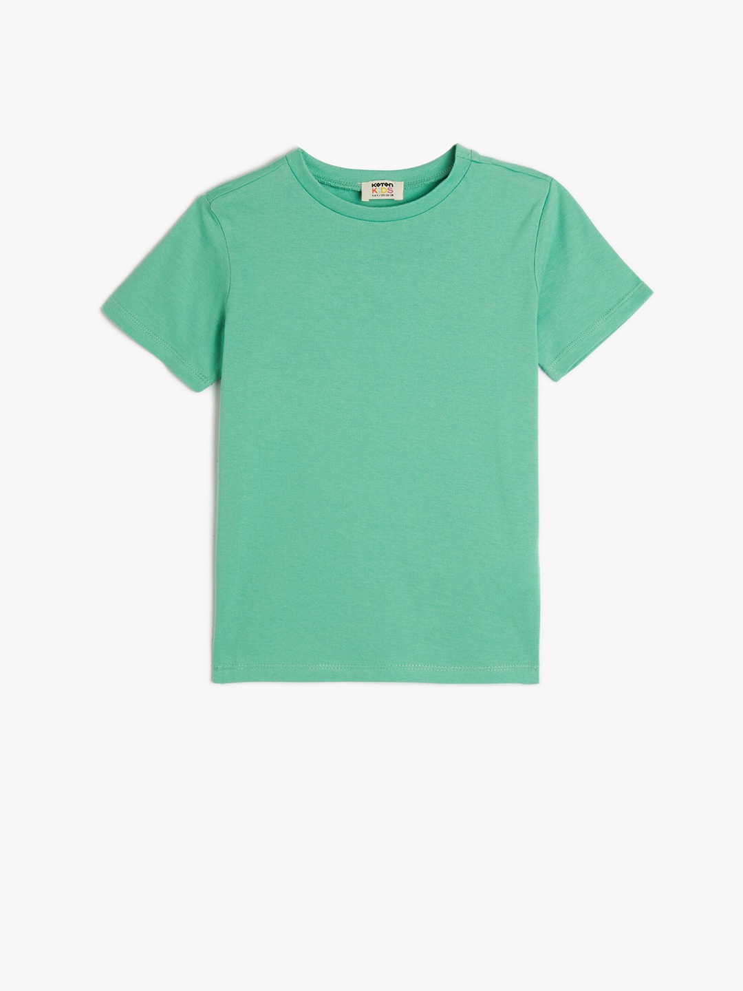 

Koton Boys Round Neck Pure Cotton T-shirt, Green