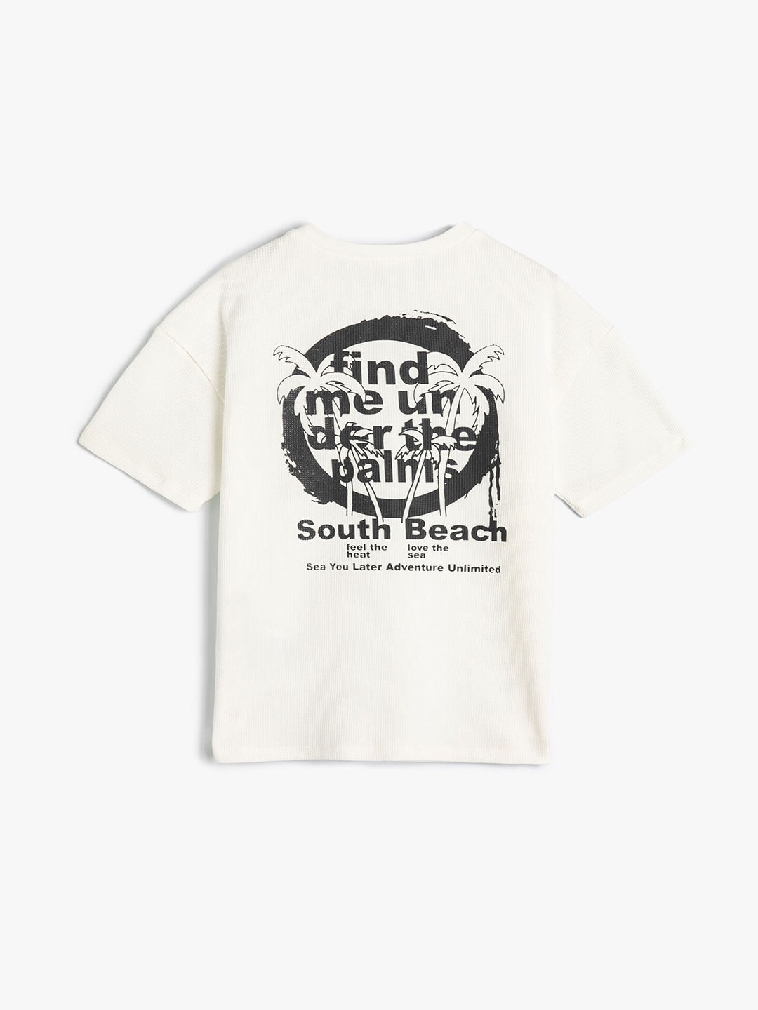 

Koton Boys People & Places Printed Cotton Regular Fit T-shirt, White