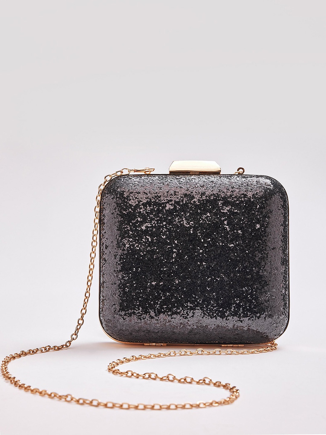 

The Label Life PU Structured Sling Bag, Black