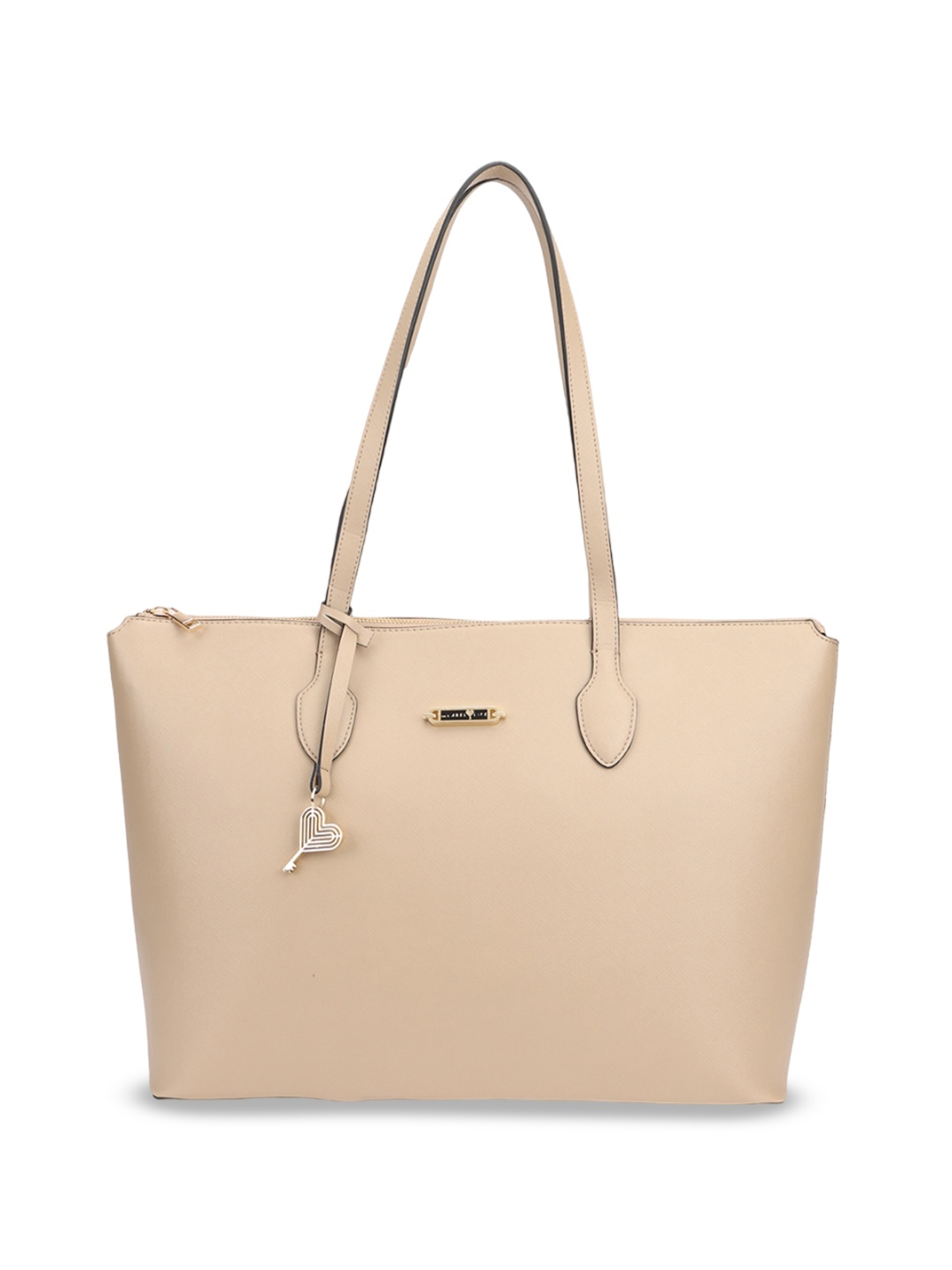 

The Label Life PU Shopper Shoulder Bag, Beige