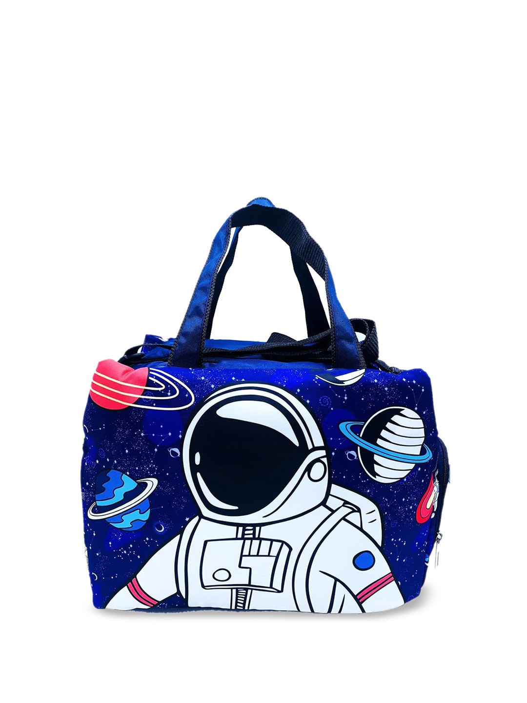 

ECHOBOOMERS Printed Small Casual Duffel Bag, Blue