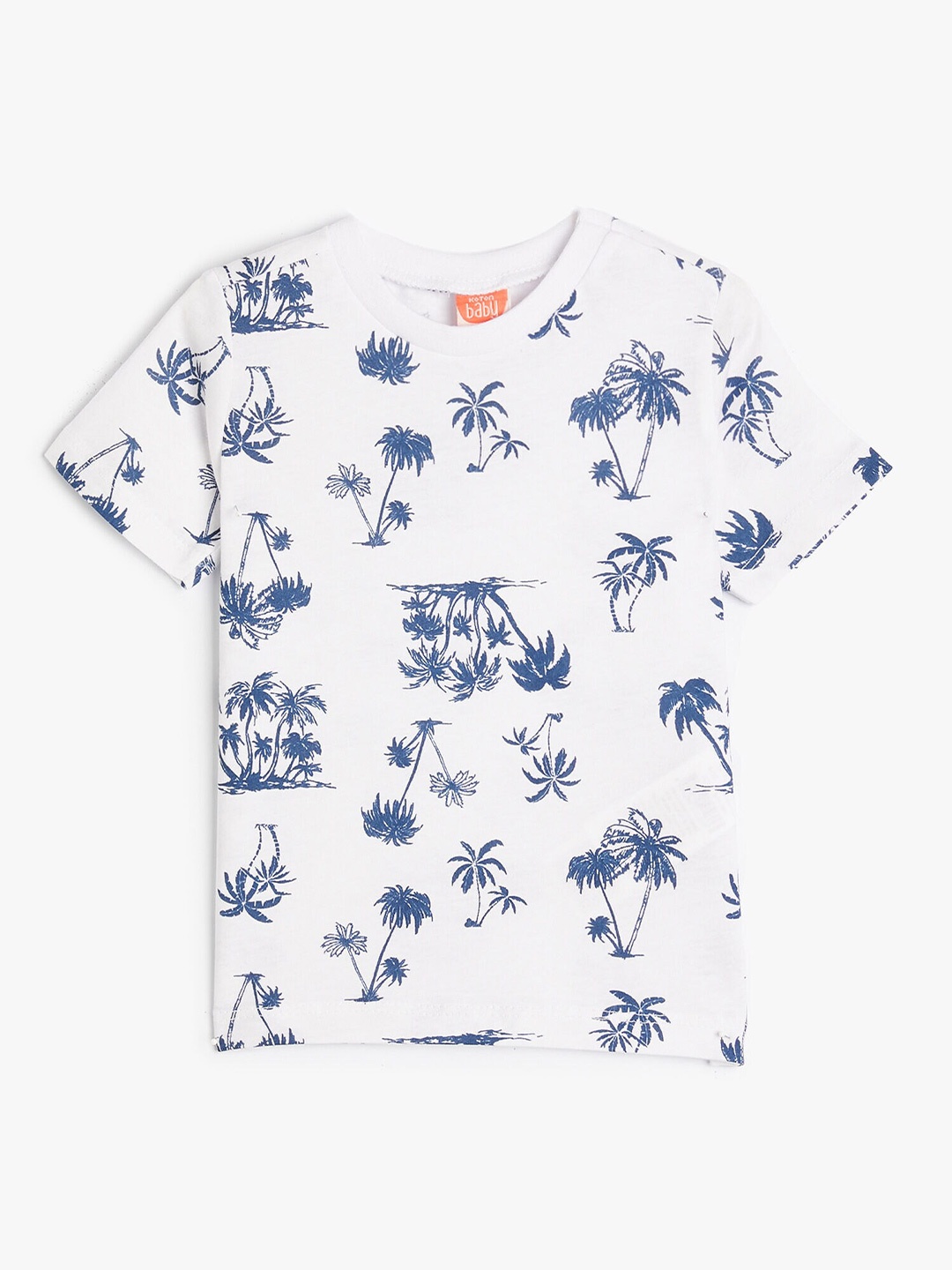 

Koton Boys Floral Printed Cotton T-shirt, White