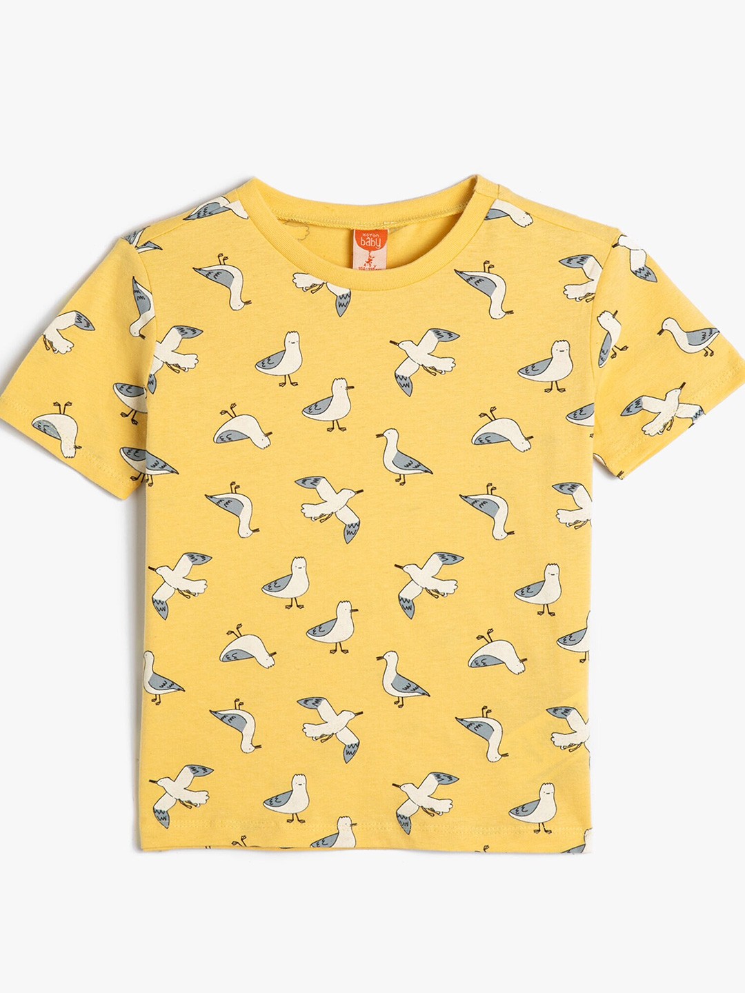 

Koton Boys Printed Cotton T-shirt, Yellow