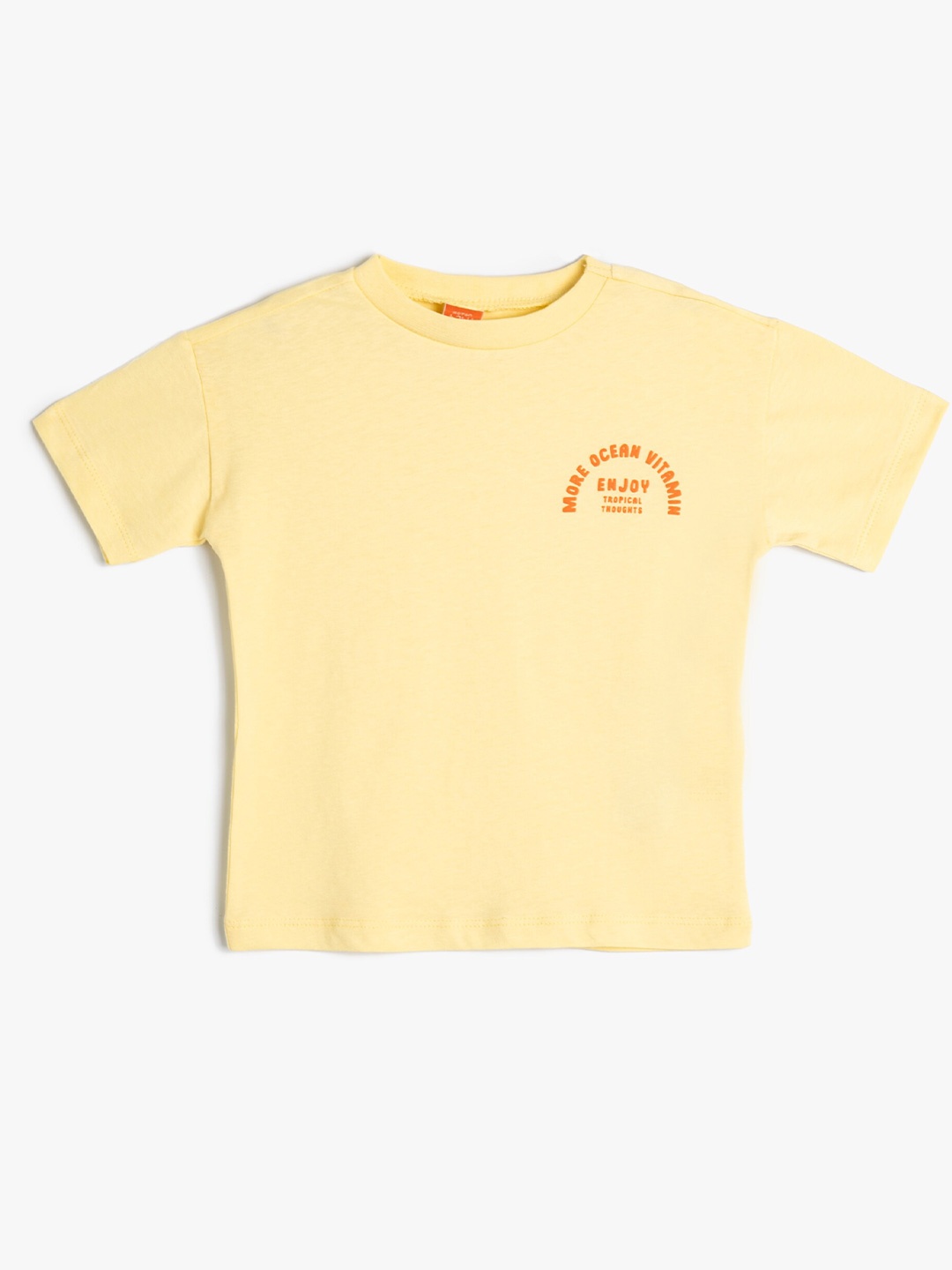 

Koton Boys Pure Cotton Casual T-shirt, Yellow