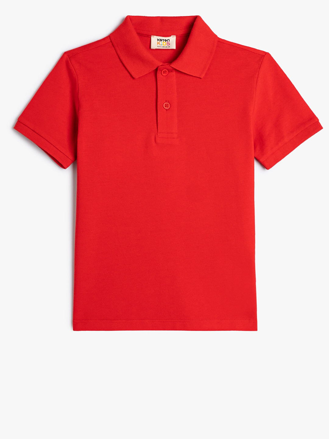 

Koton Boys Polo Collar Pure Cotton T-shirt, Red