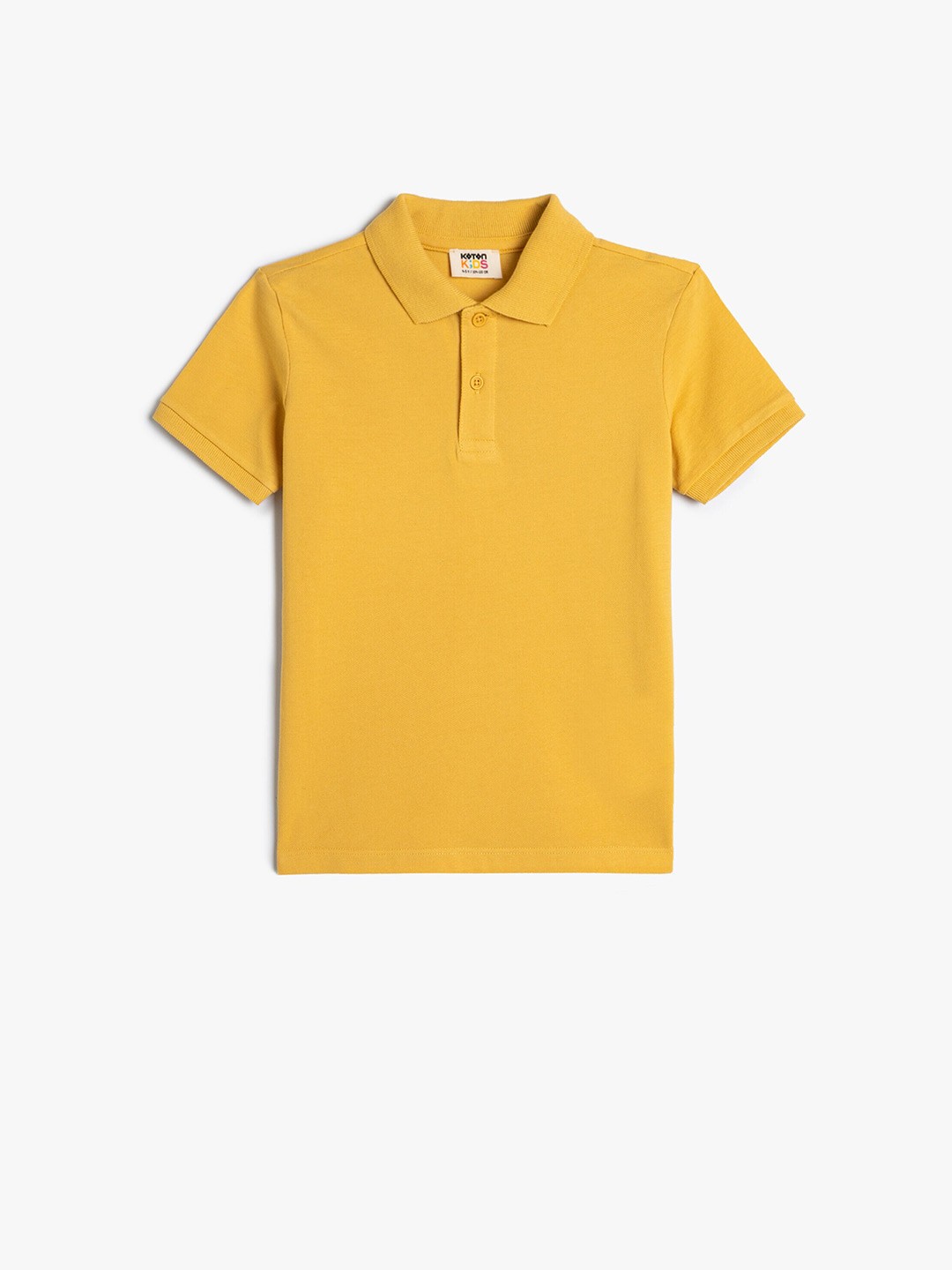 

Koton Boys Polo Collar Pure Cotton T-shirt, Yellow