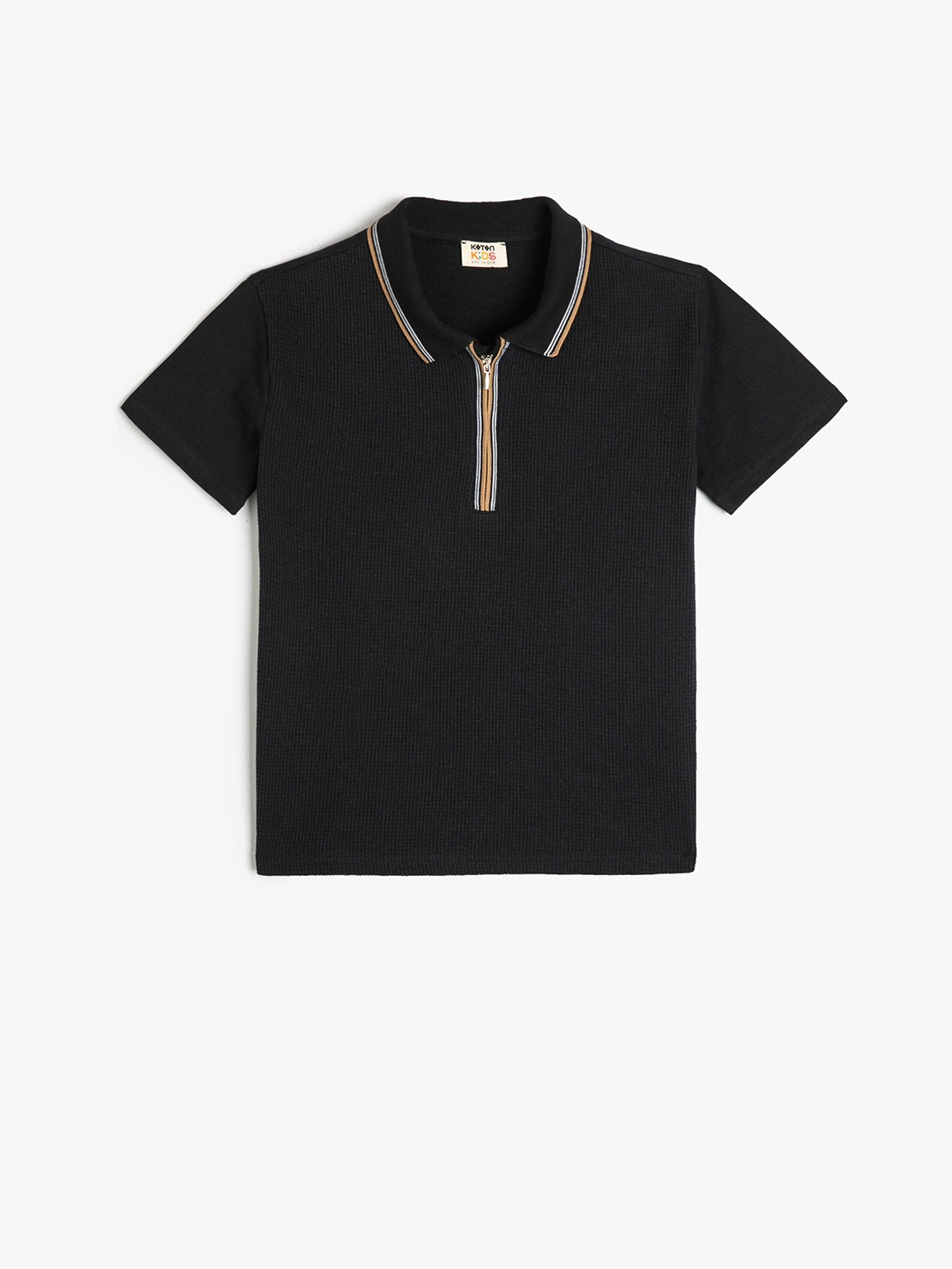 

Koton Boys Polo Collar Pure Cotton T-Shirt, Navy blue