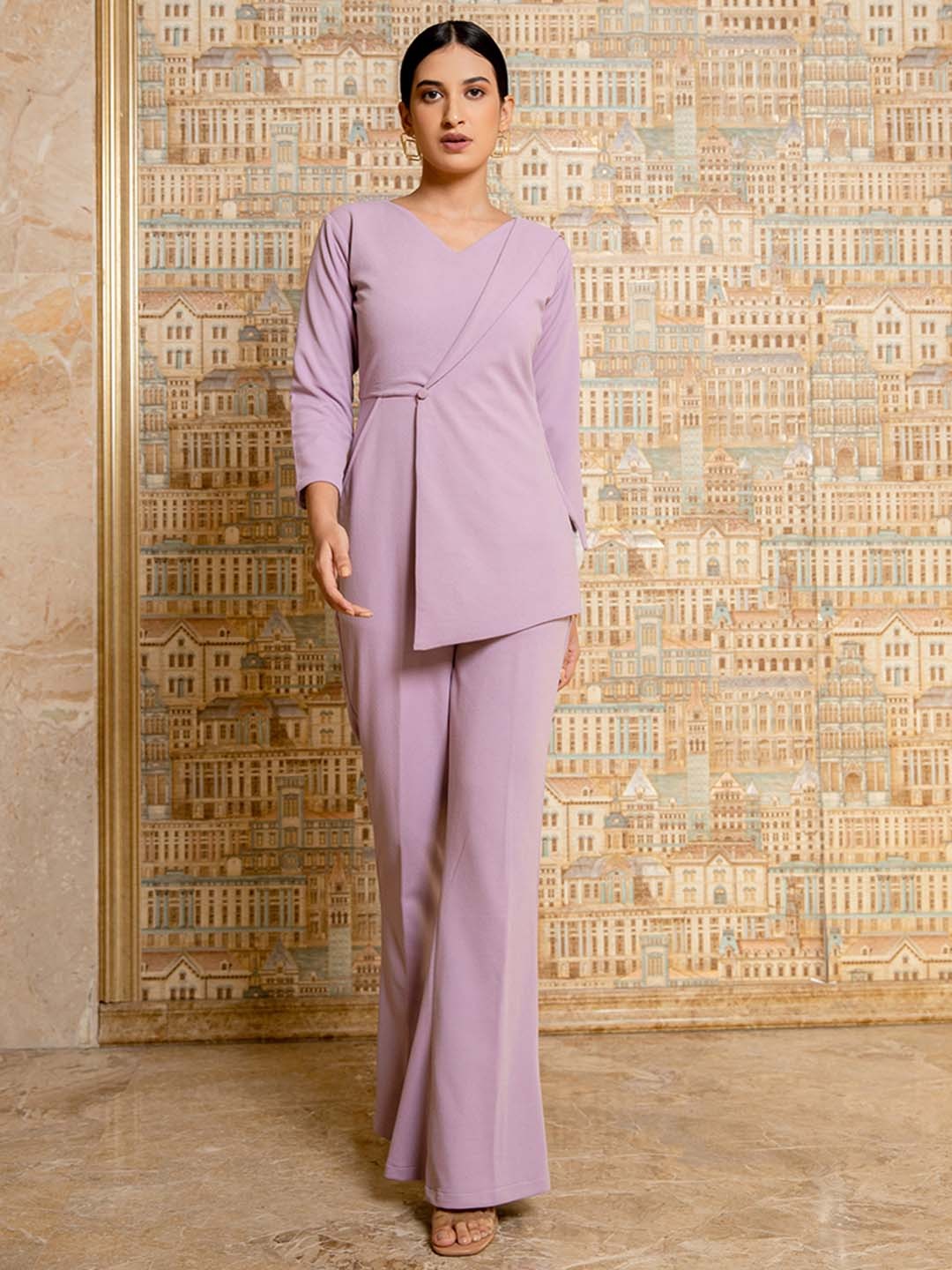 

B'Infinite Women Basic Jumpsuit, Lavender