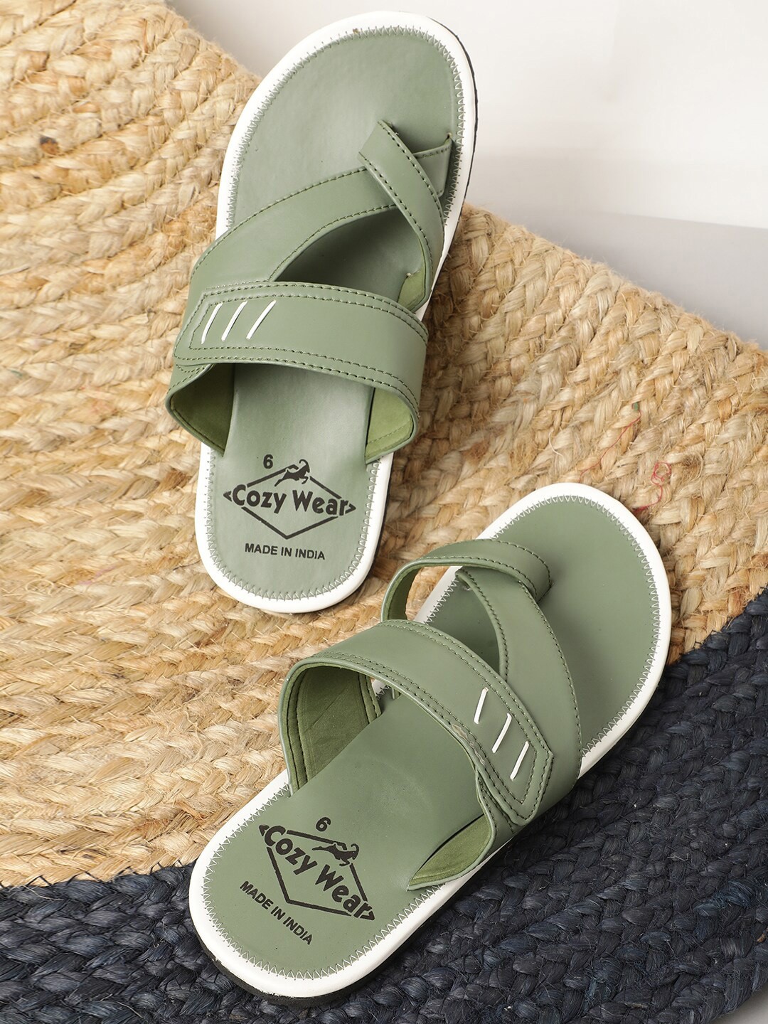 

Cozy Wear Men Comfort Sandals, Green