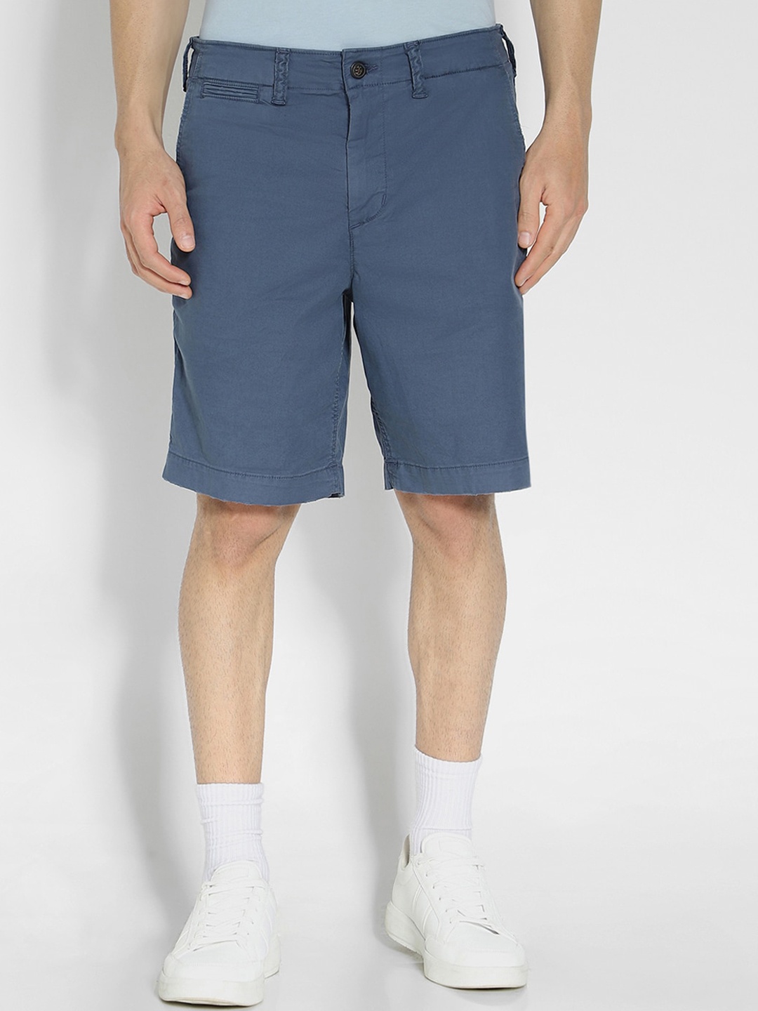 

AMERICAN EAGLE OUTFITTERS Men Mid-Rise Regular Shorts, Navy blue