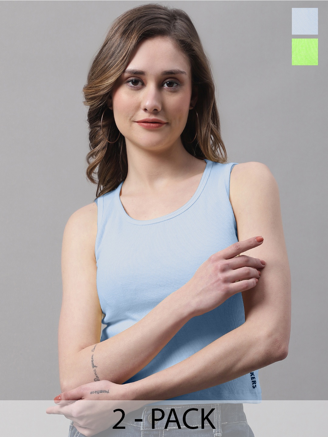 

FBAR Cotton Tank Top, Fluorescent green