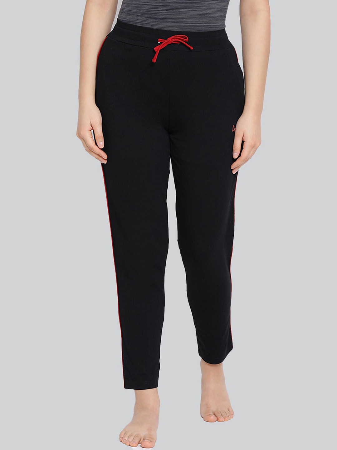 

LYRA Cotton Slim-Fit Lounge Pants, Black