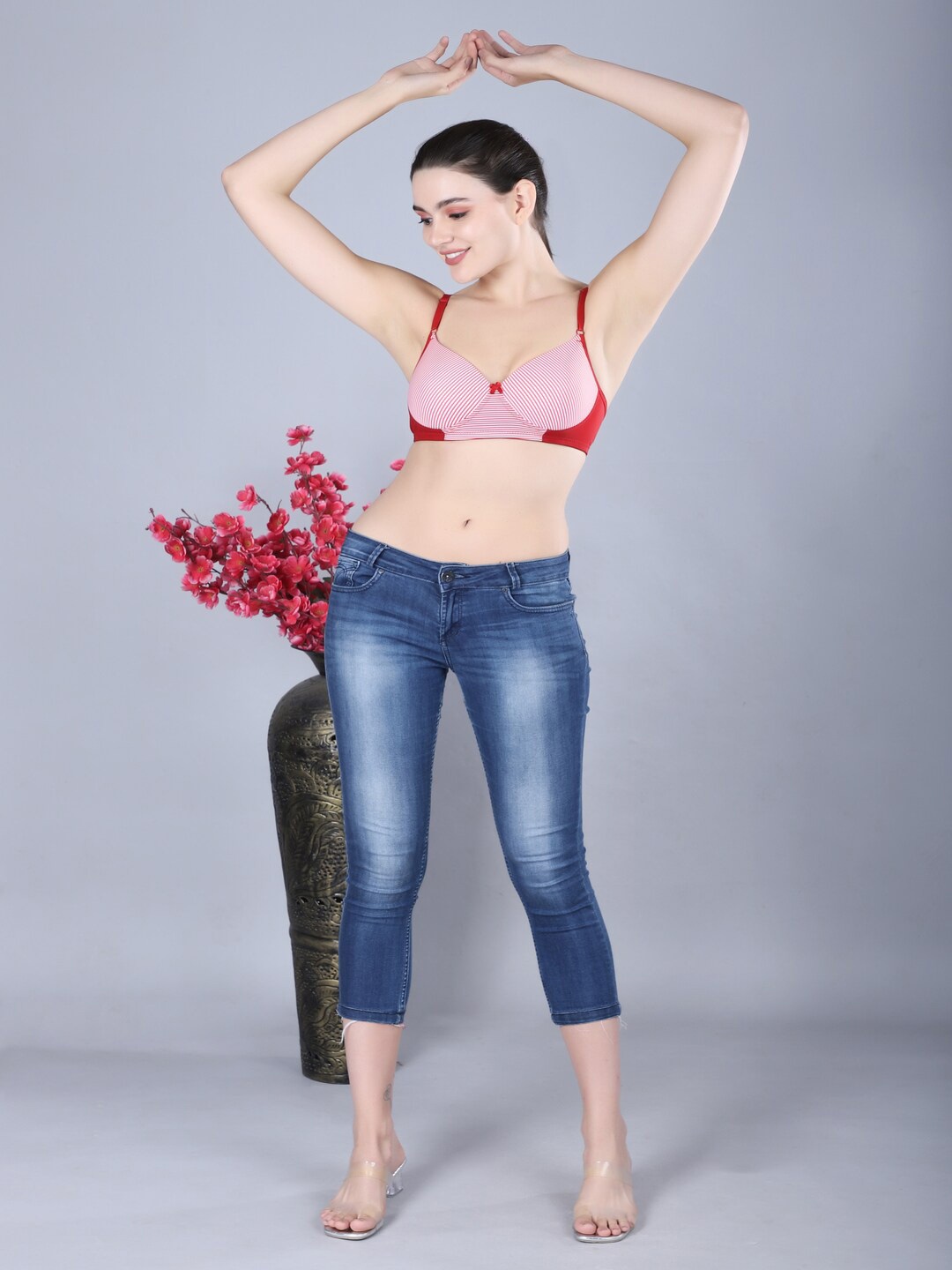 

Sonalvu Bra Full Coverage Lightly Padded, Pink