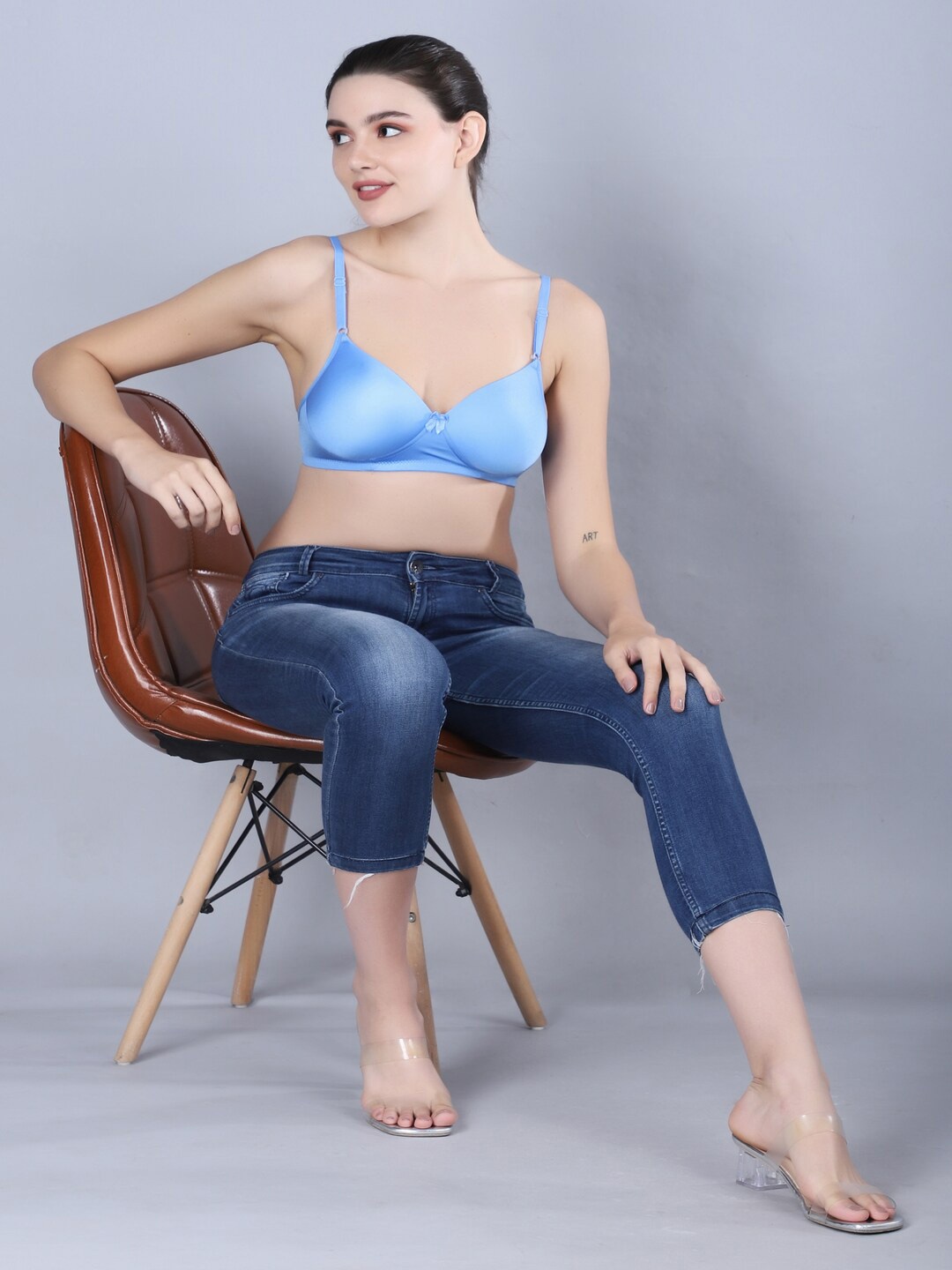 

Sonalvu Bra Full Coverage Lightly Padded, Blue